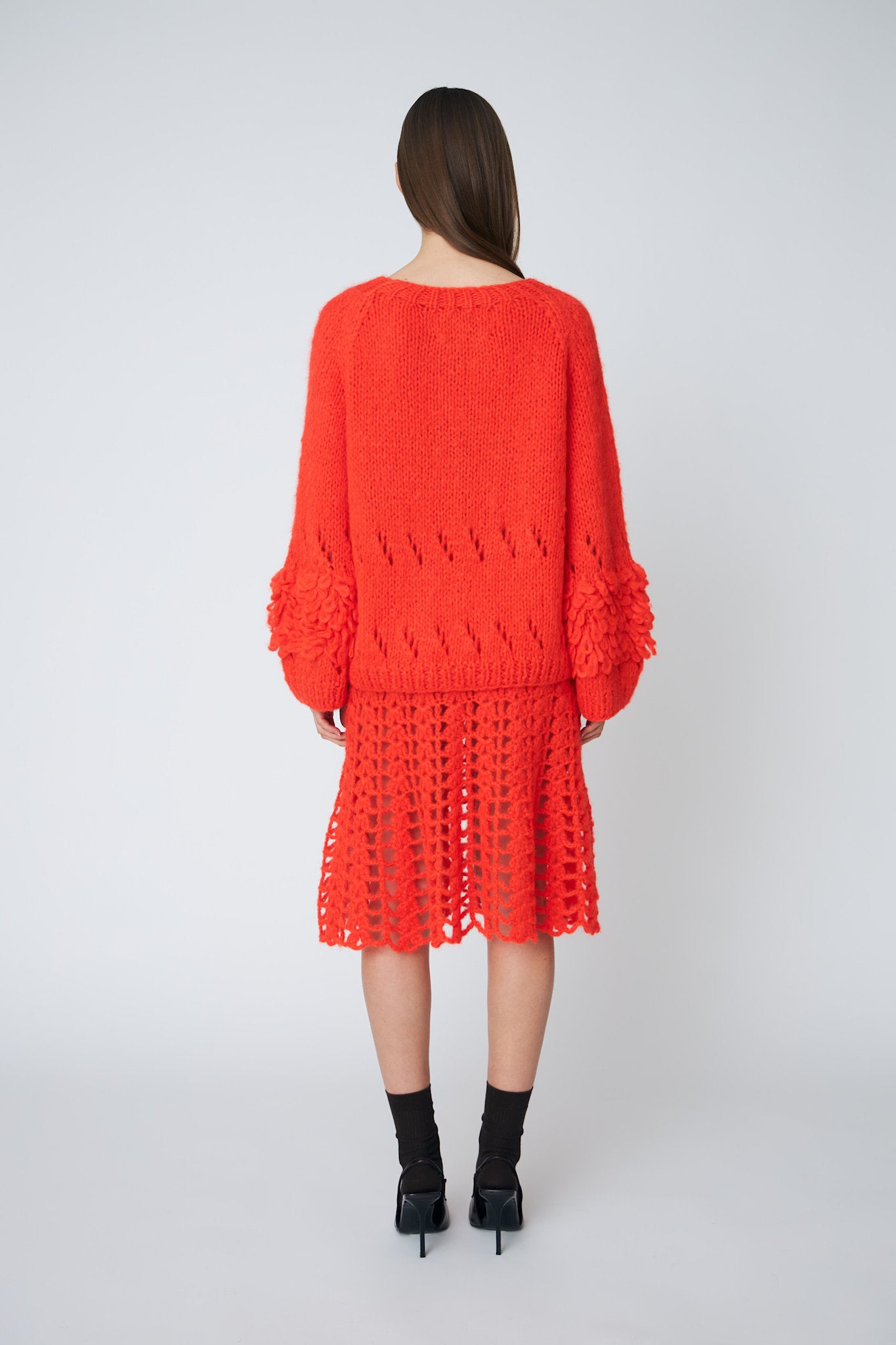 EMMA CROCHET SKIRT - 335 CHILI - DawnxDare.com