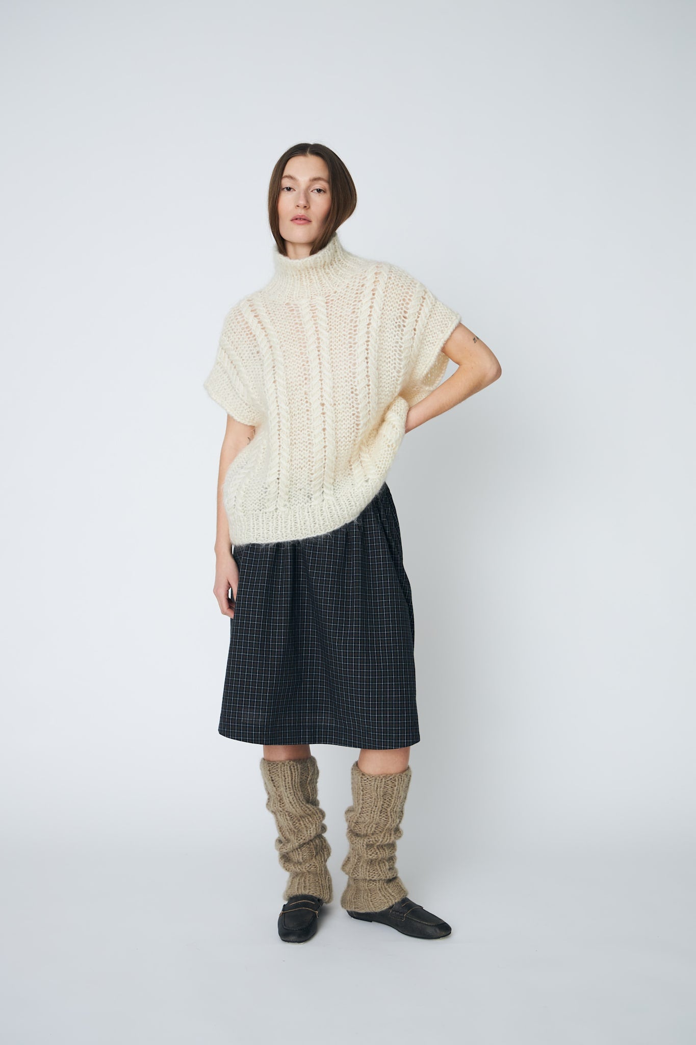 LEG WARMERS - 592 KHAKI - DawnxDare.com