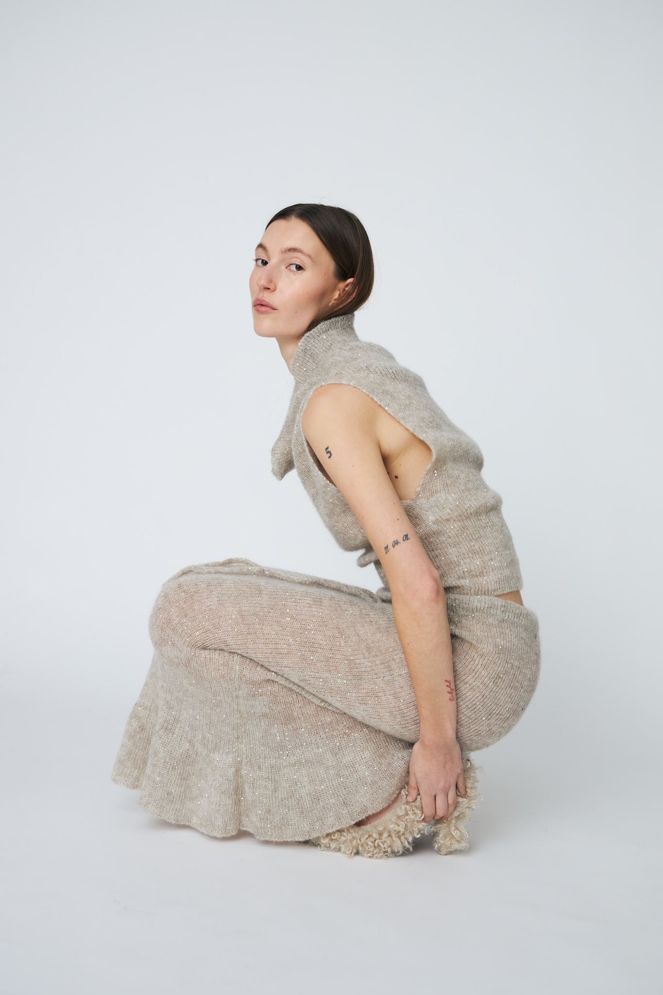 MEGAN SLIPOVER - 110 CEMENT - DawnxDare.com
