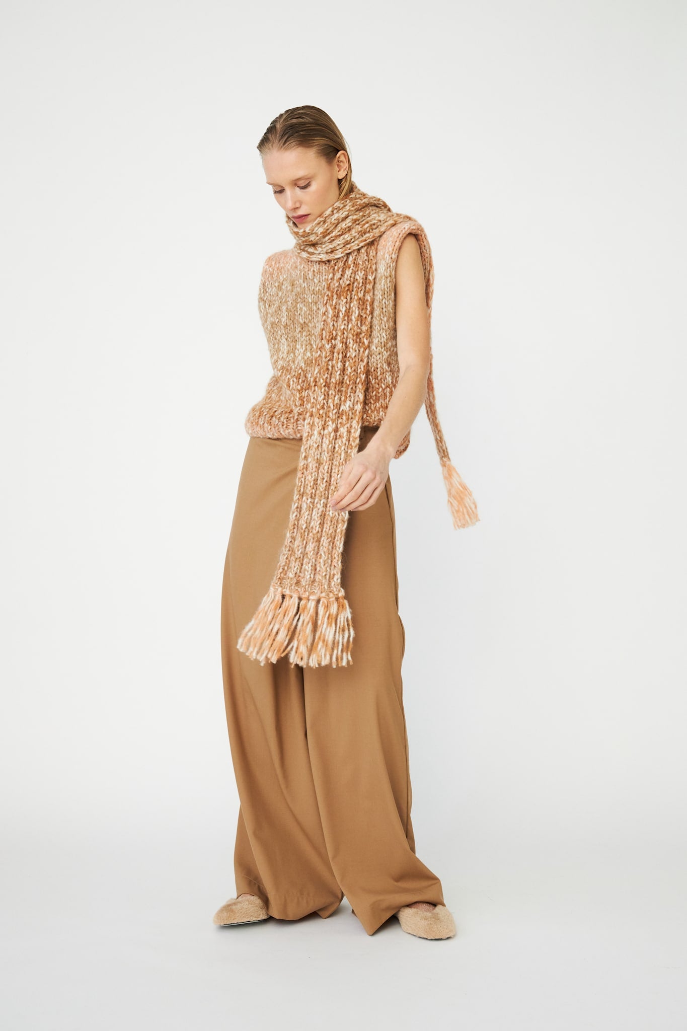 EA SCARF - 852 CAMEL