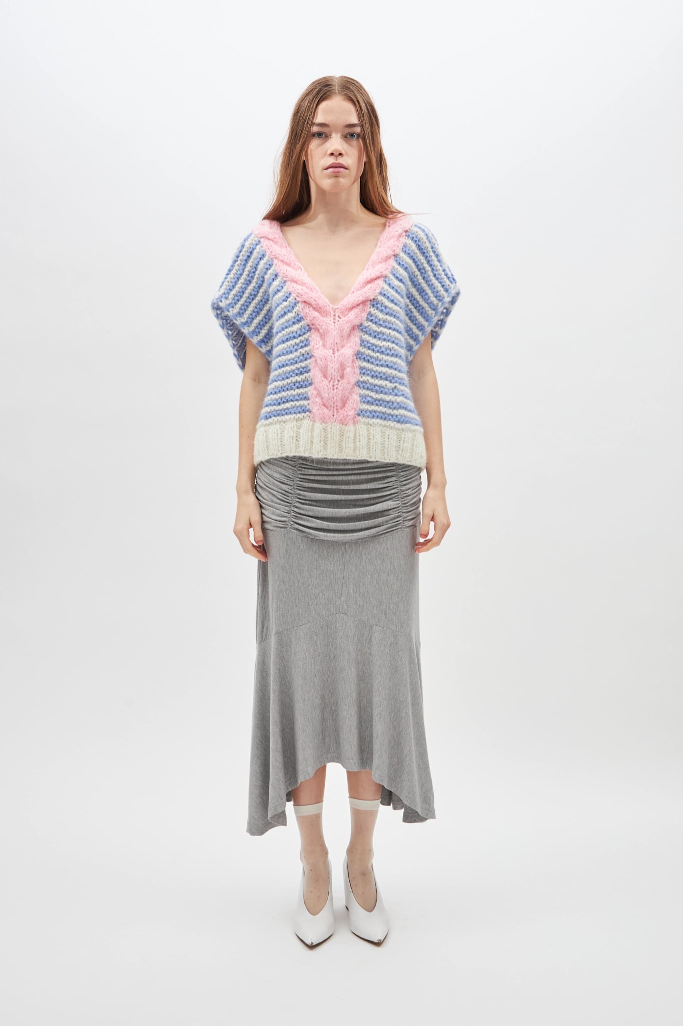 CAPRI STRIPE - 642 INDIGO - DawnxDare.com