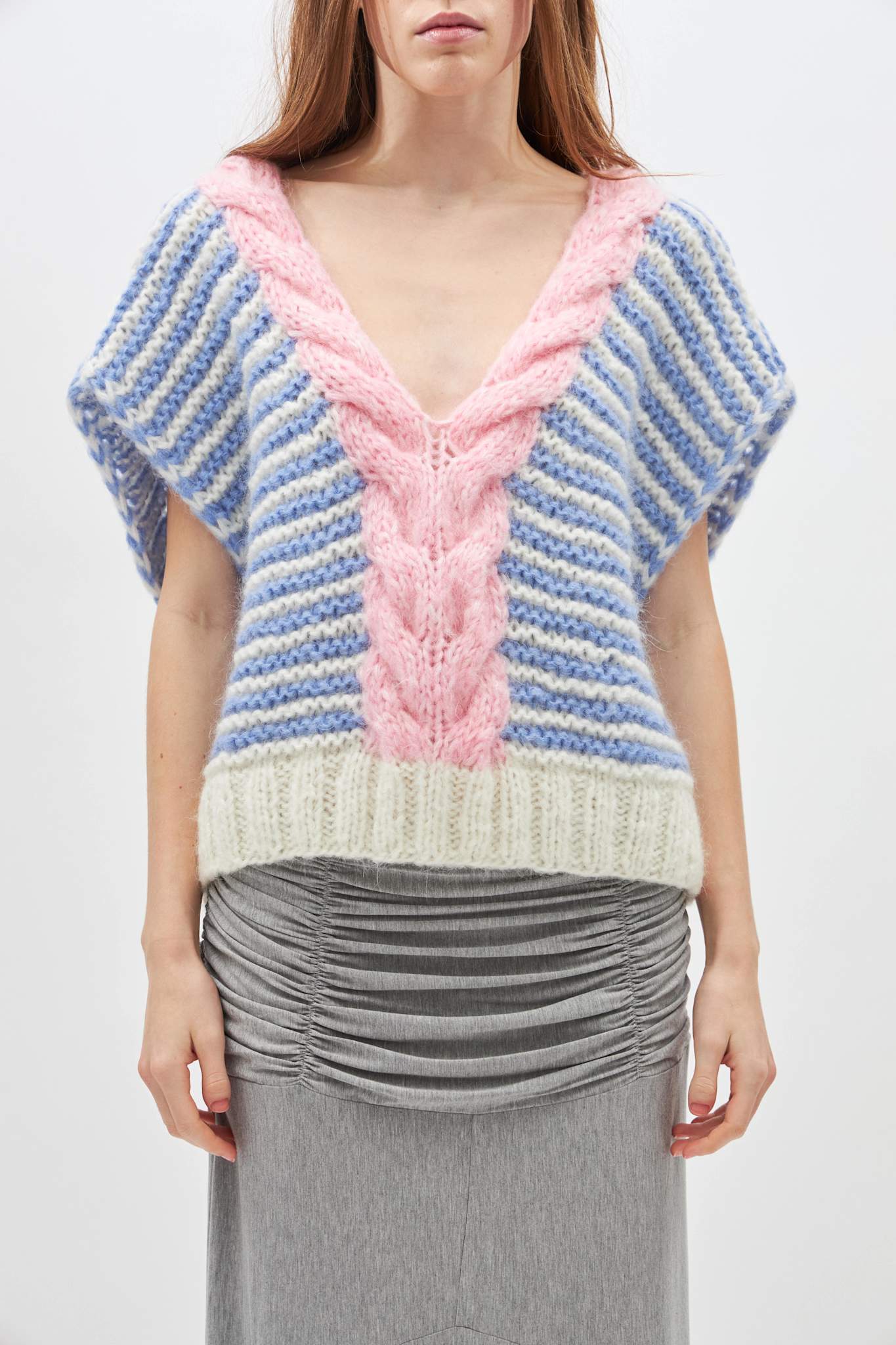 CAPRI STRIPE - 642 INDIGO - DawnxDare.com