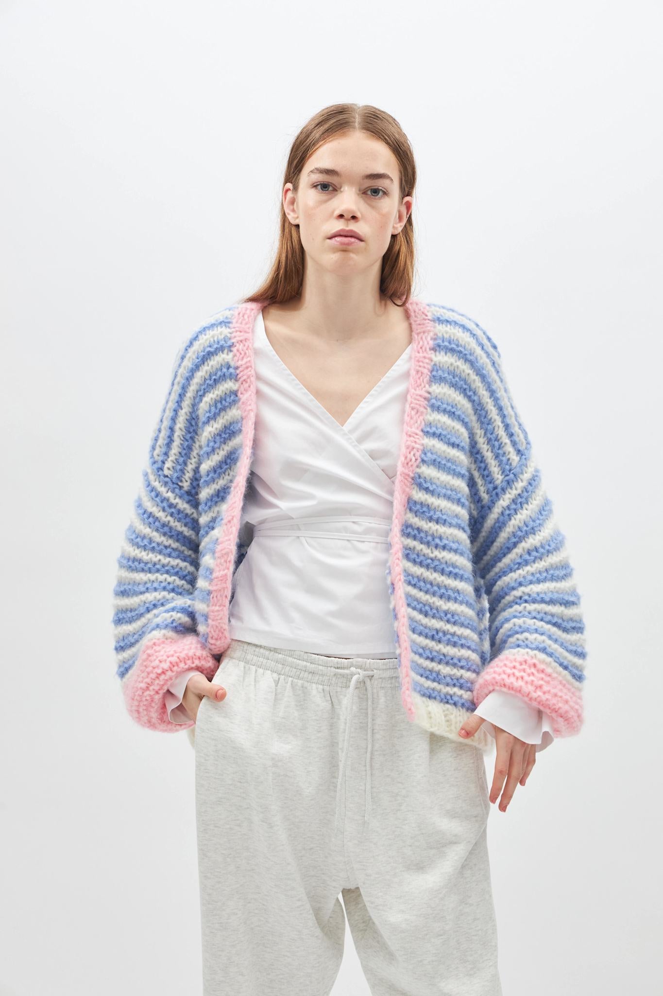 LUISA STRIPE - 642 INDIGO