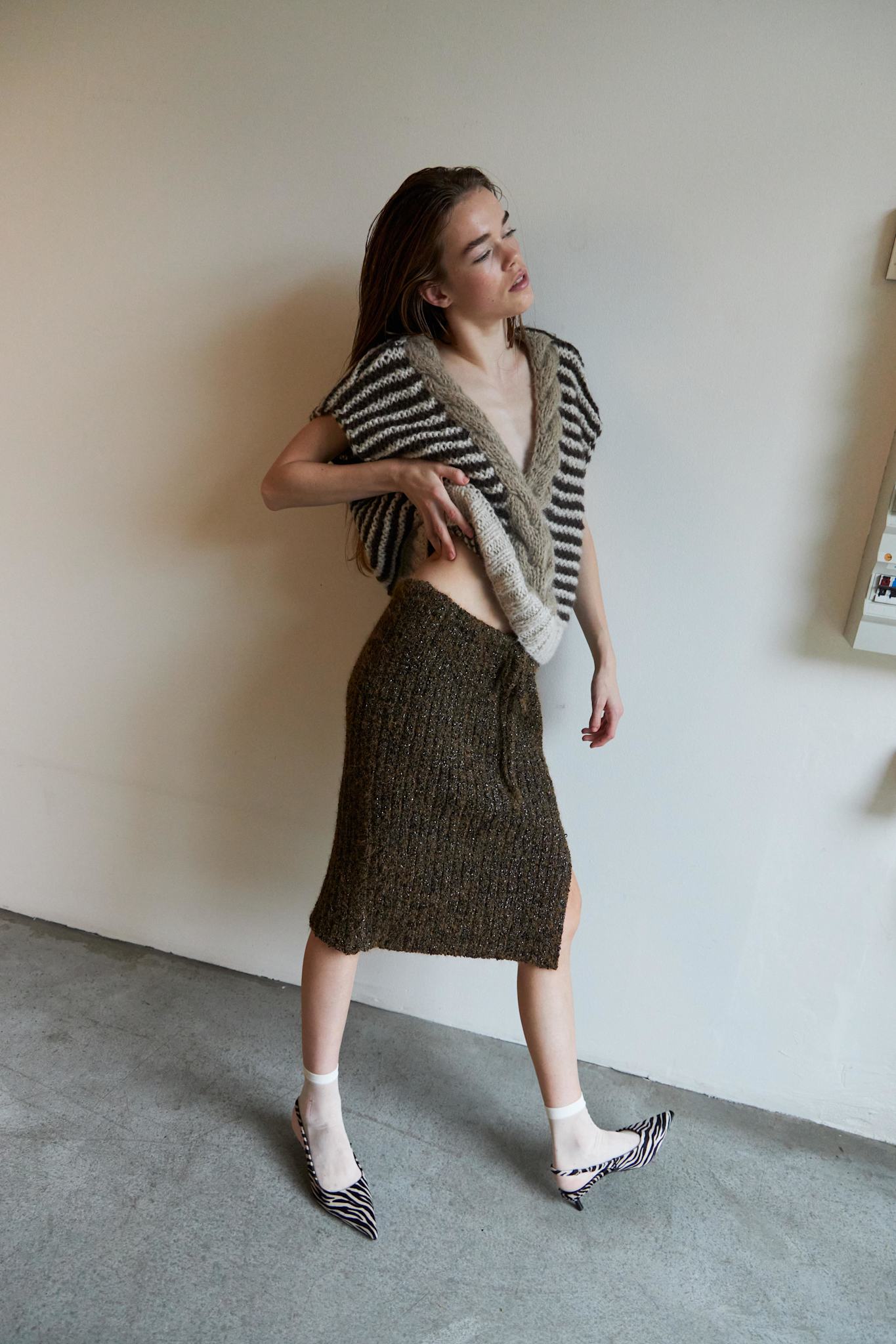 CAPRI STRIPE - 856 MOCCA