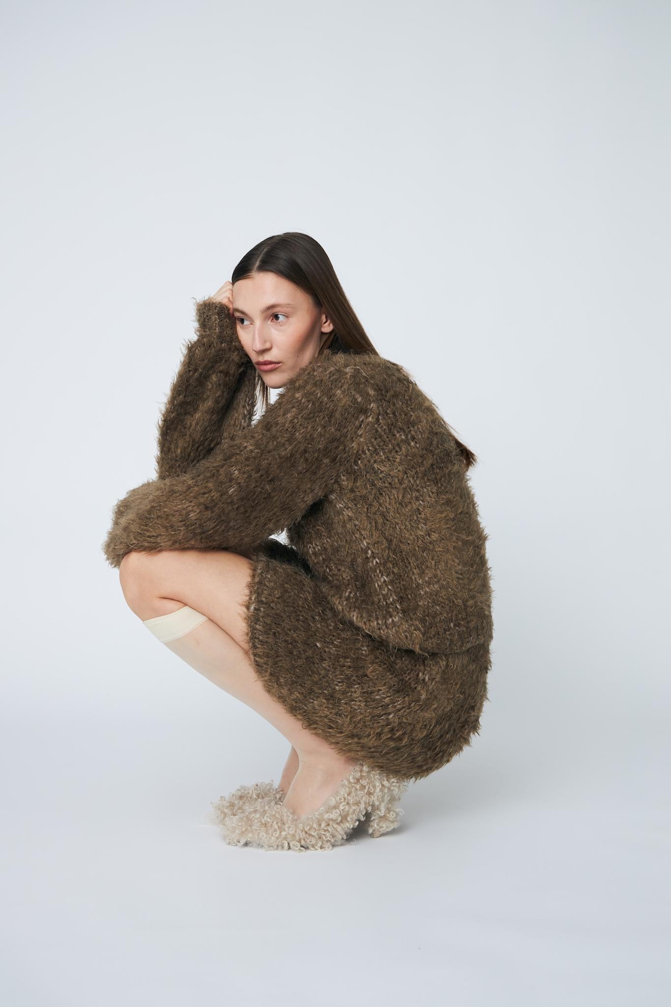 BARRE SKIRT - 193 SHITAKE