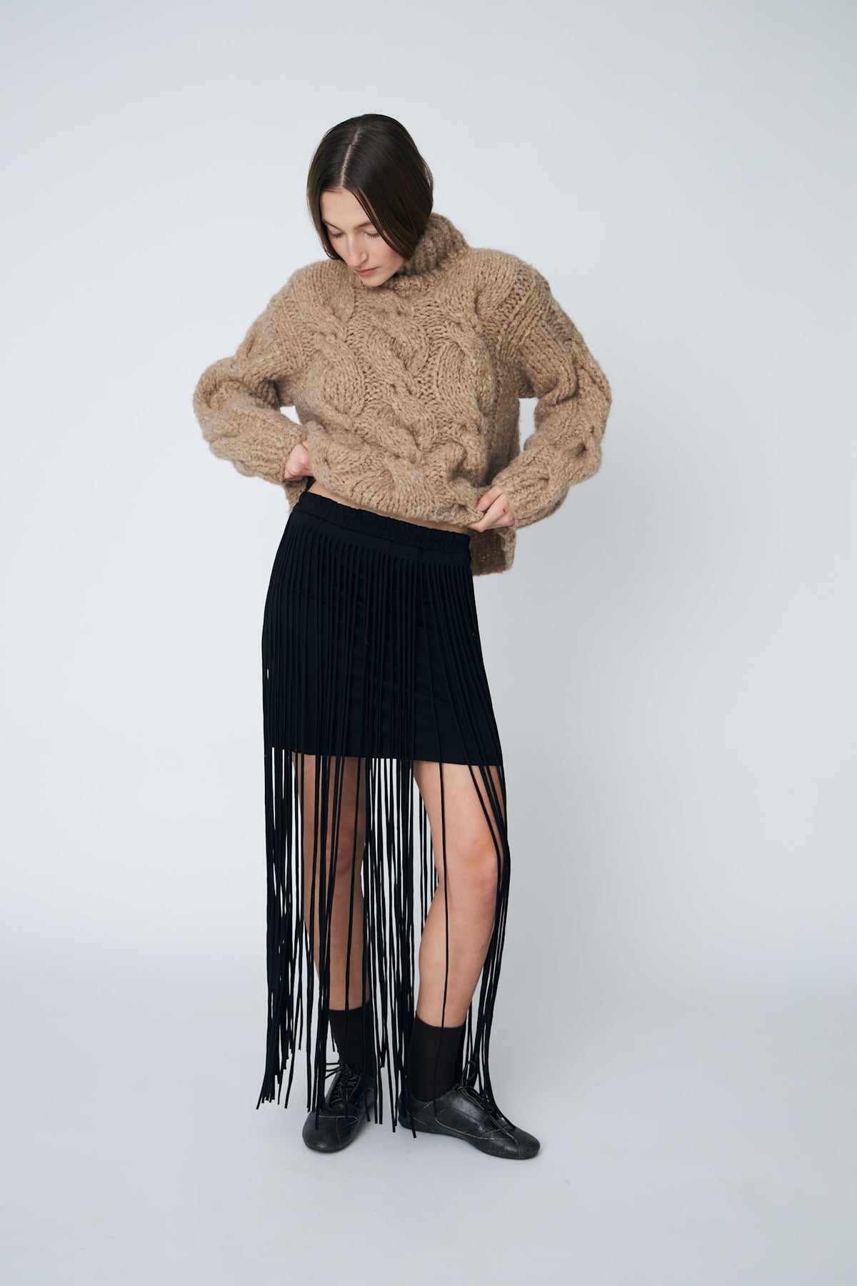 HOPE TORSADE PULLOVER - 192 PEAT - DawnxDare.com