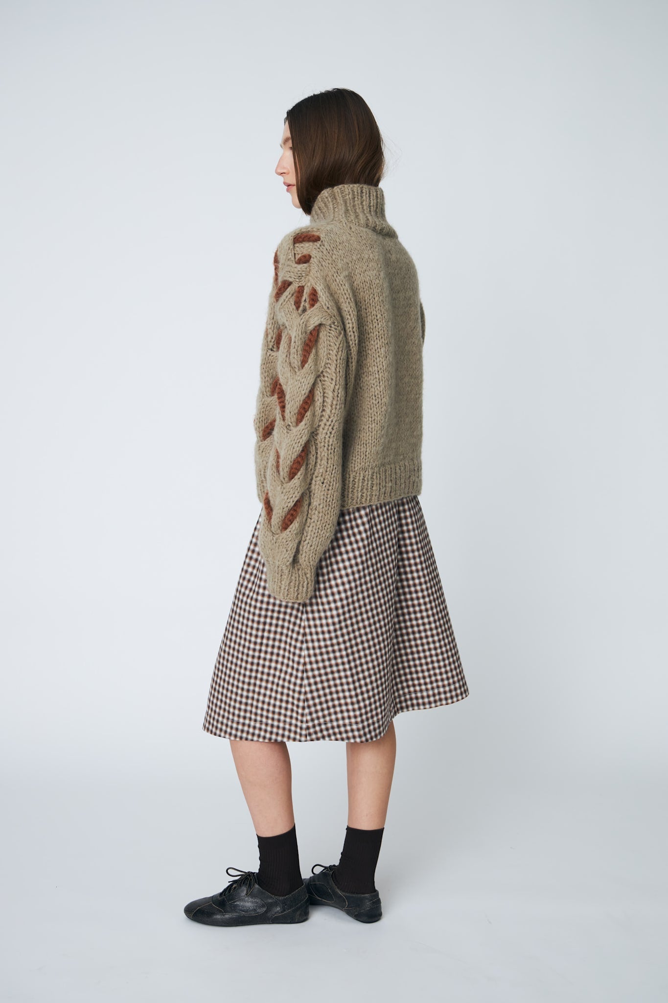 HONEY PULLOVER - 592 KHAKI - DawnxDare.com