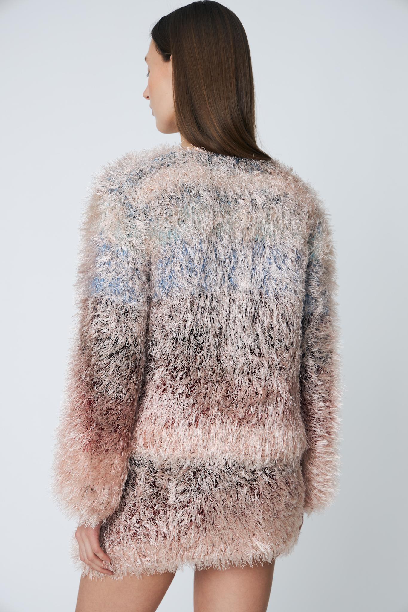 FUZZY CARDIGAN - 942 TWILLIGHT - DawnxDare.com