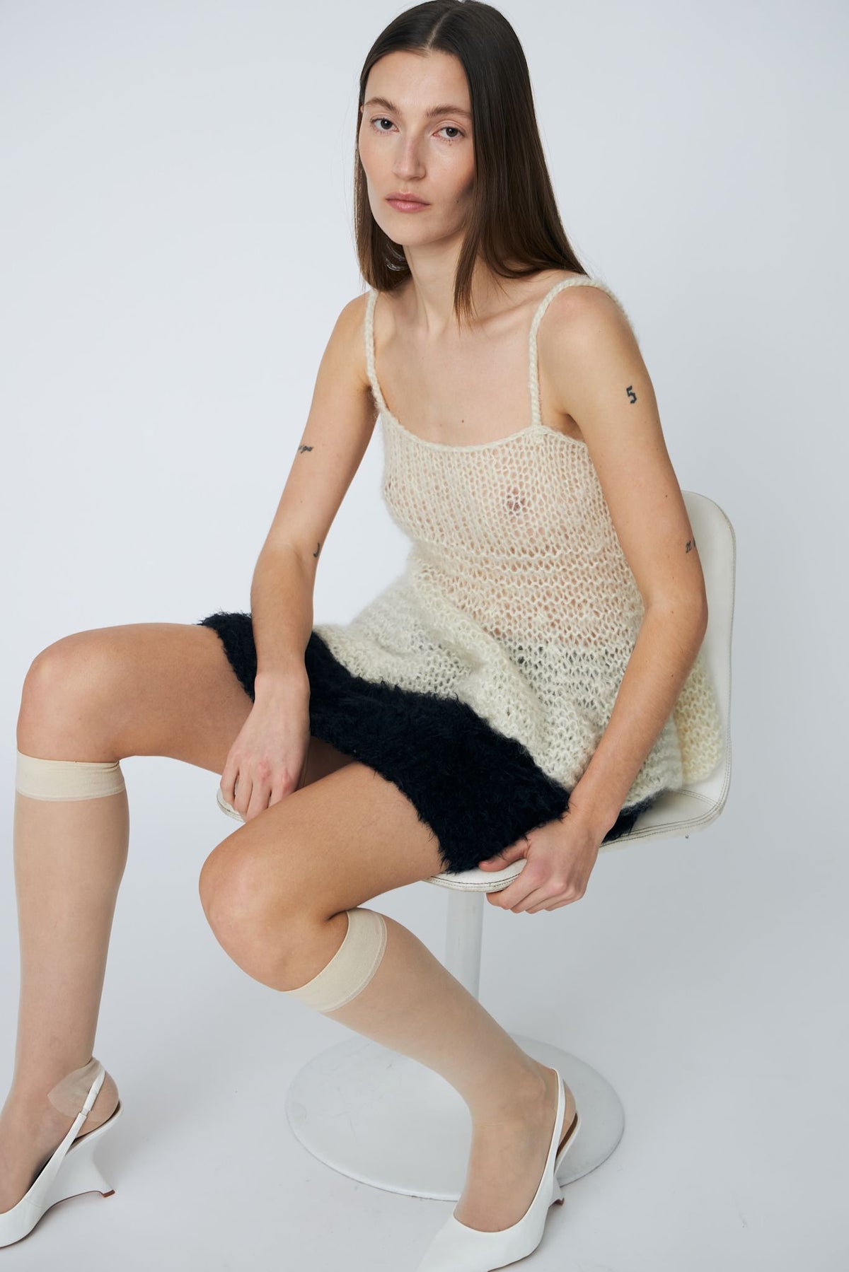 VESPER TOP - 102 CHALK - DawnxDare.com