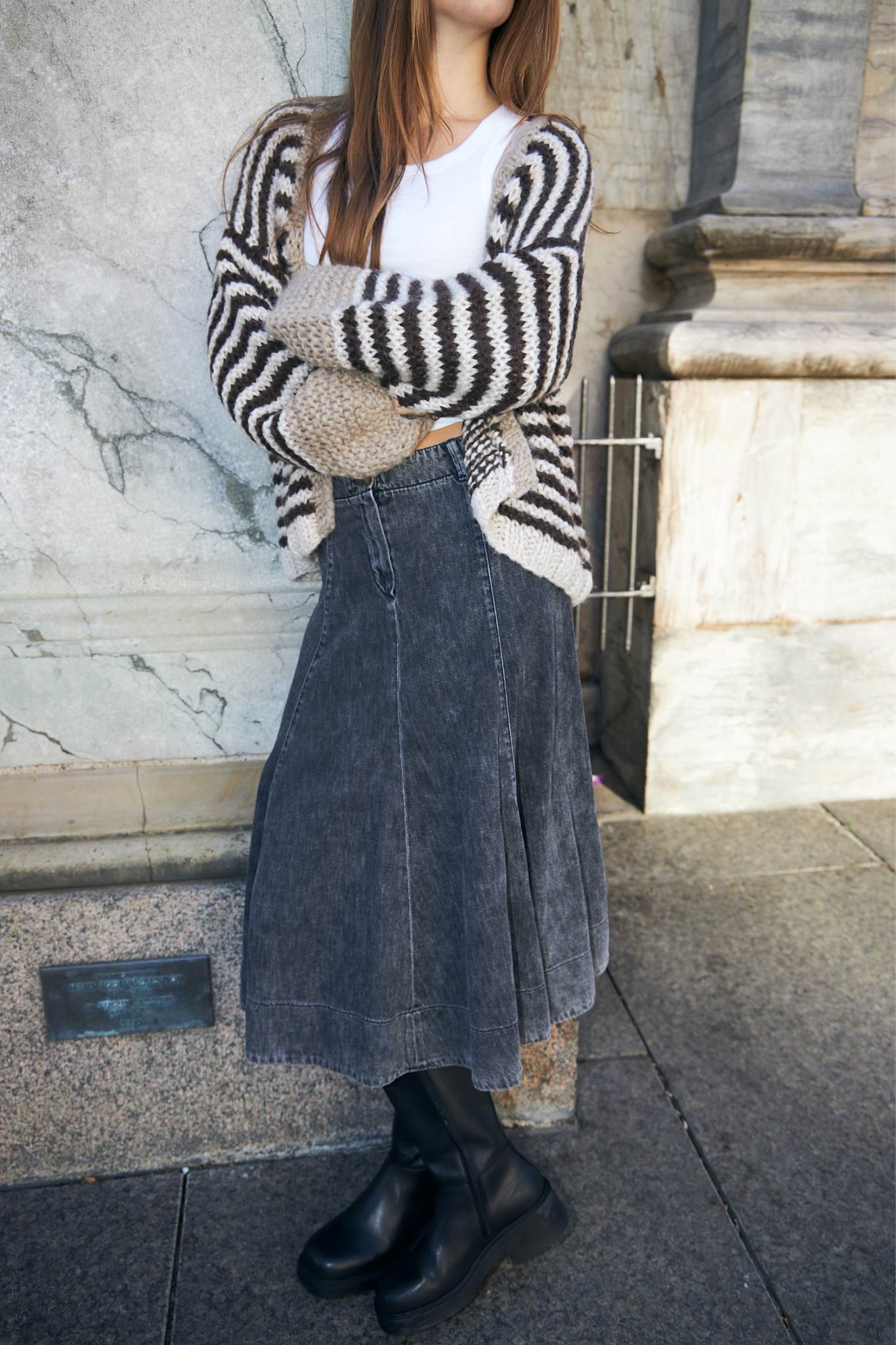 LUISA STRIPE - 856 MOCCA - DawnxDare.com