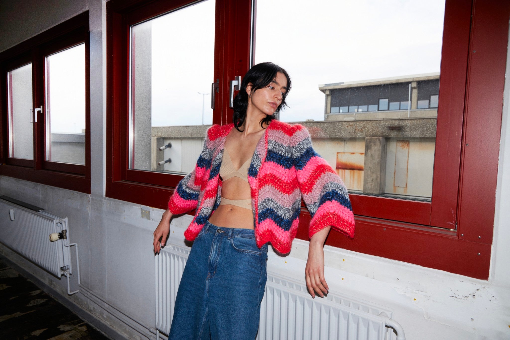 GINZA STRIPE - 916 GRENADINE - DawnxDare.com