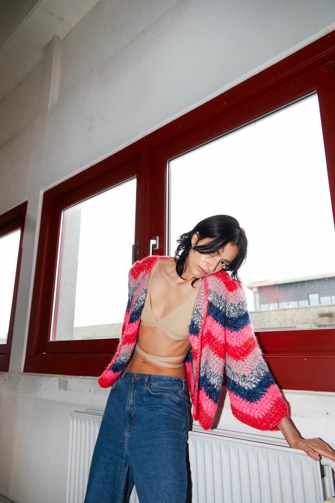 GINZA STRIPE - 916 GRENADINE - DawnxDare.com