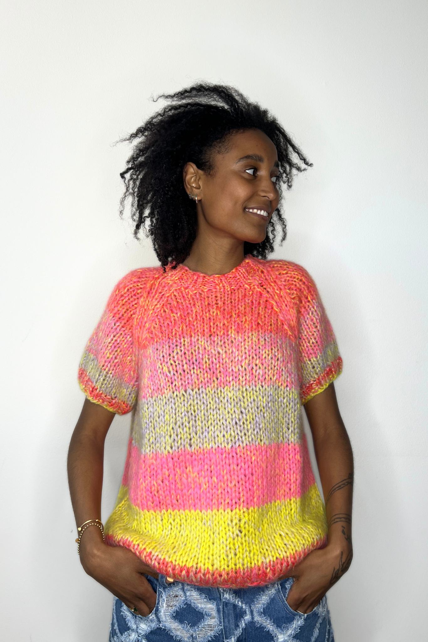 ESTELLE MULTI - 910 FLUO PINK MULTI