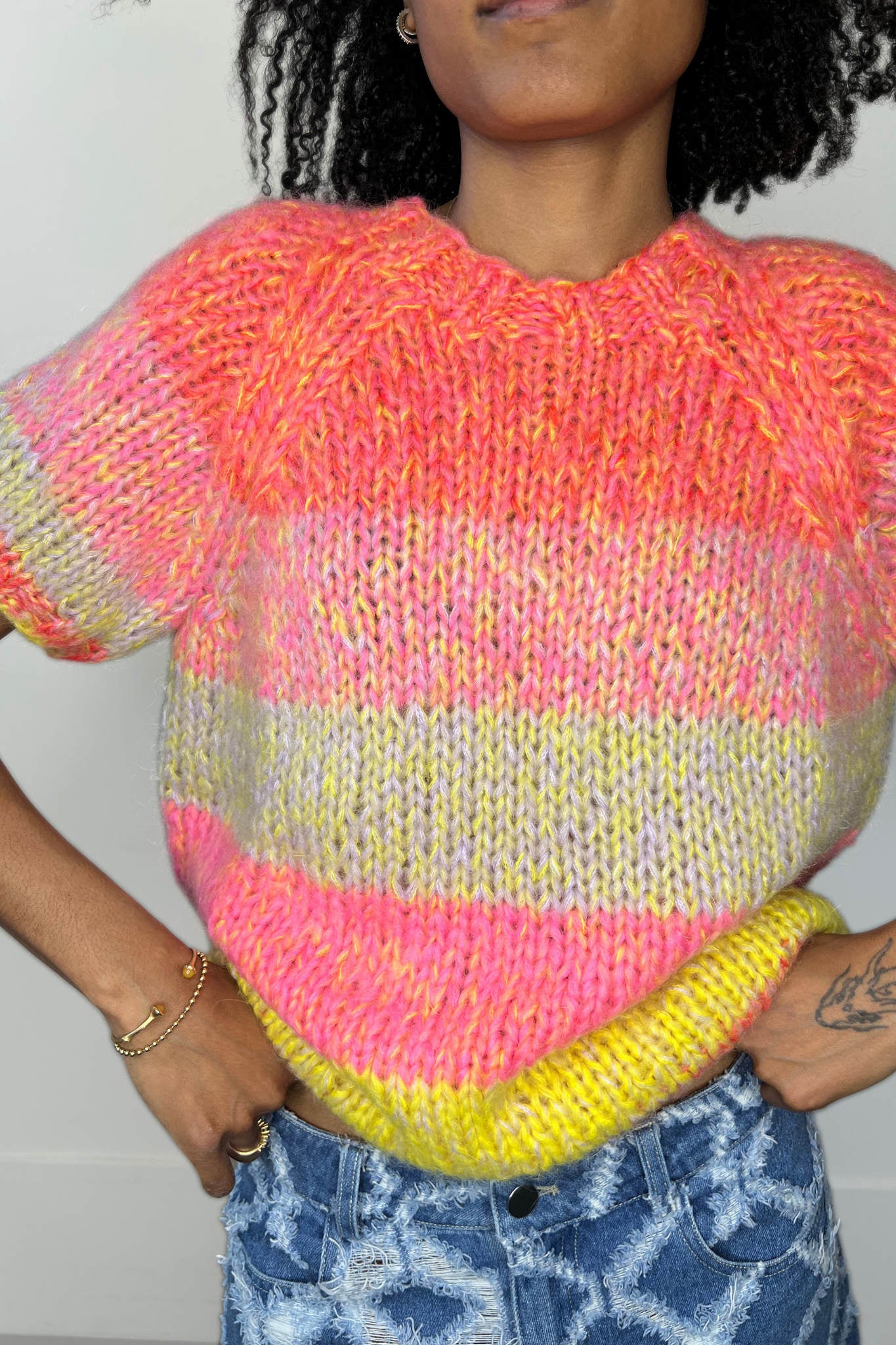 ESTELLE MULTI - 910 FLUO PINK MULTI