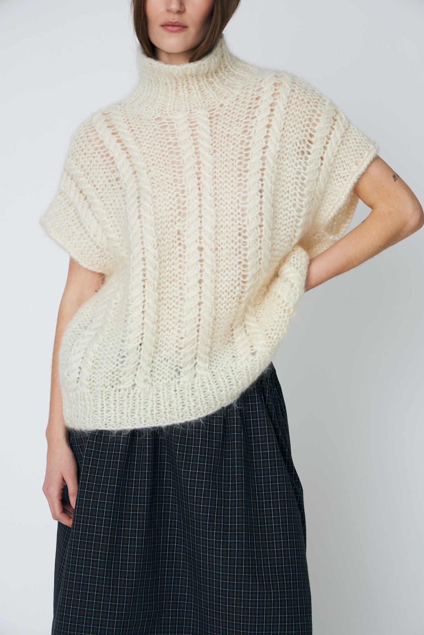 SNOWY SLIPOVER - 102 CHALK - DawnxDare.com