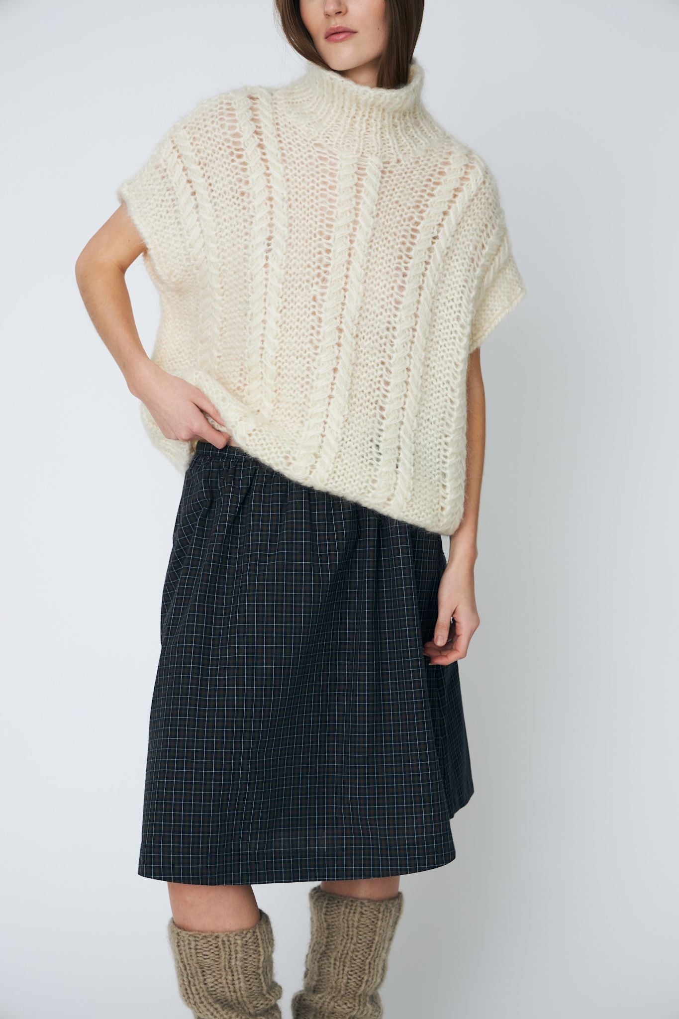 SNOWY SLIPOVER - 102 CHALK - DawnxDare.com