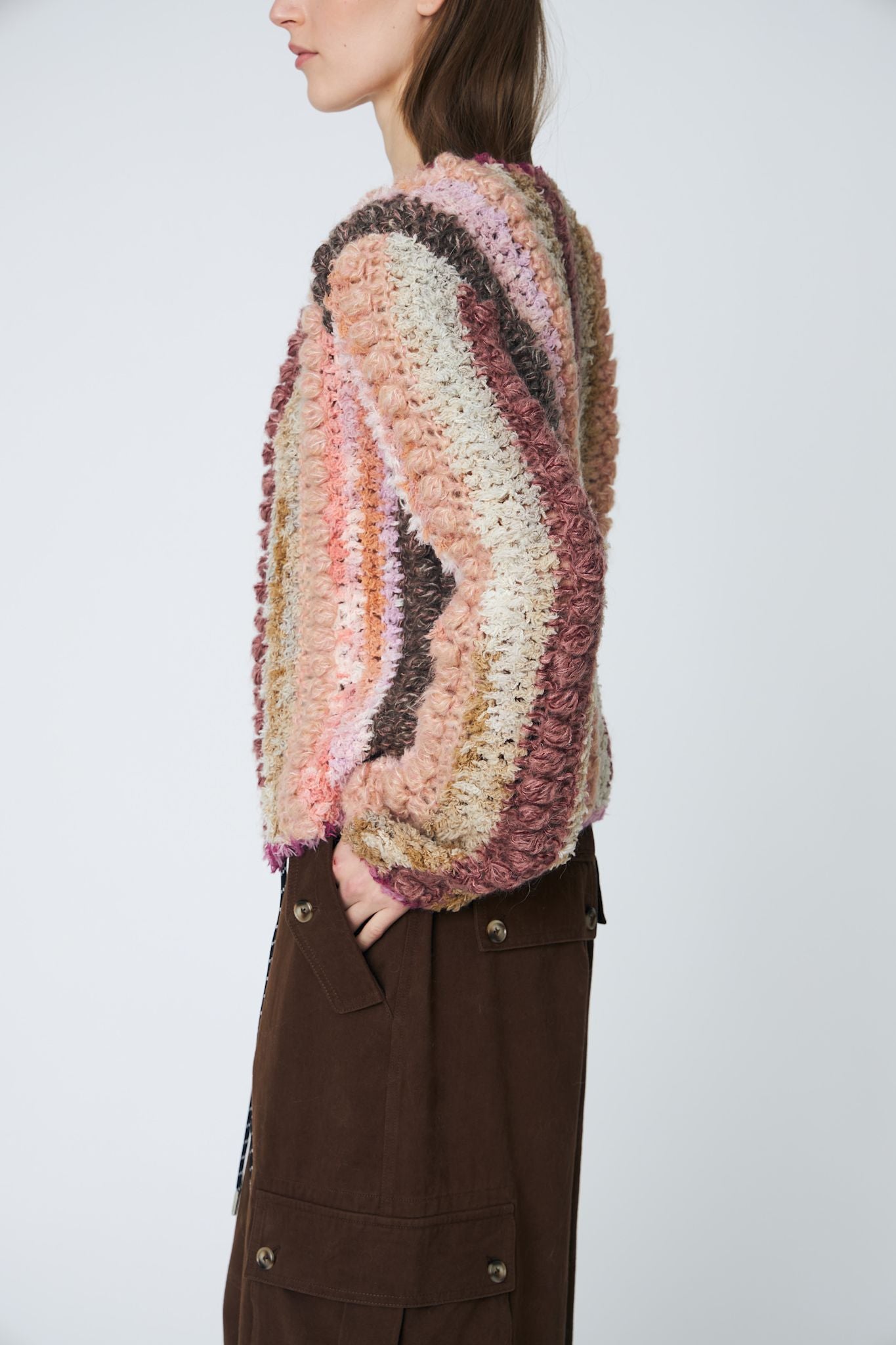 PALMA CARDIGAN - 907 CANYON ROSE - DawnxDare.com