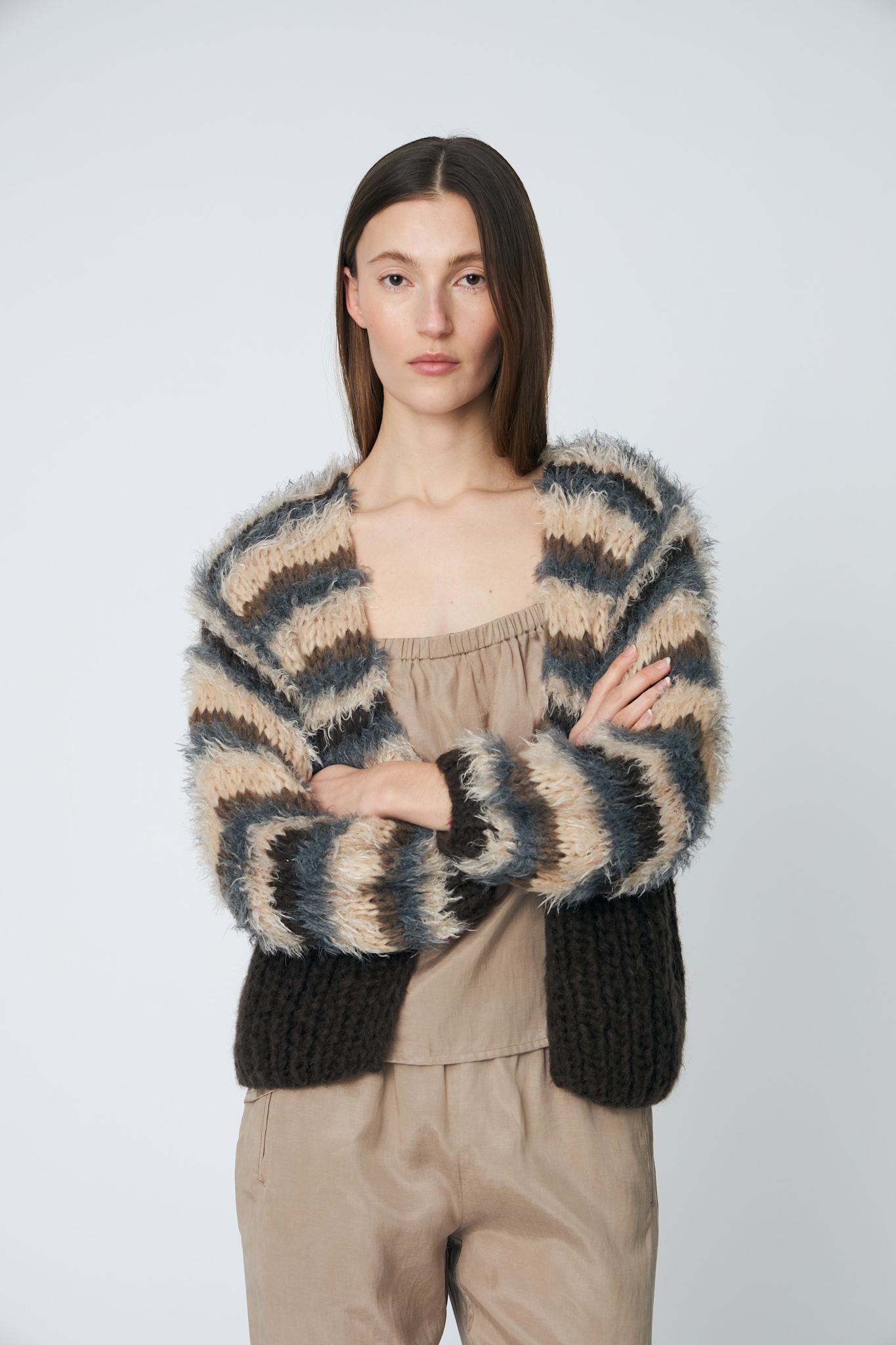 EDEN CARDIGAN - 855 SOIL