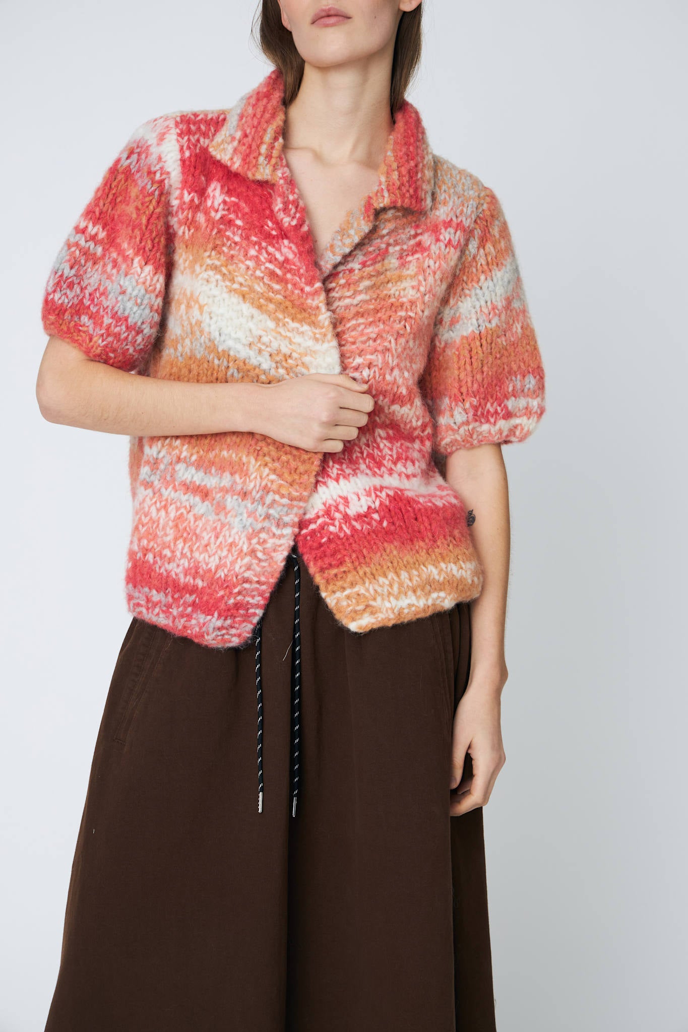MOA CARDIGAN - 337 GARNET - DawnxDare.com