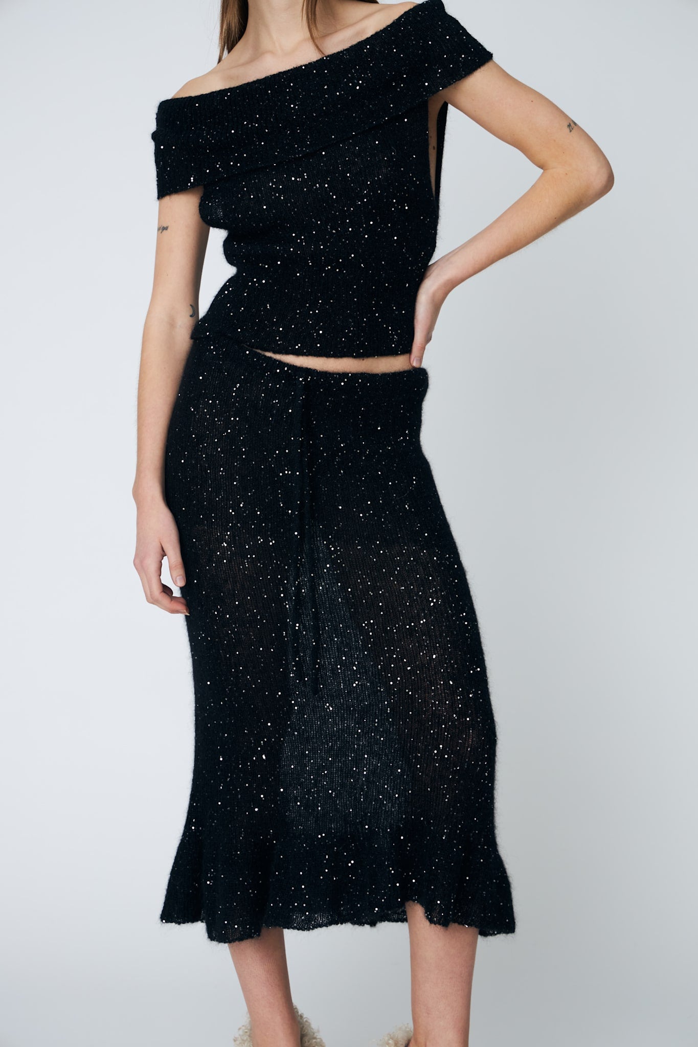 MAGGIE DRESS - 199 BLACK - DawnxDare.com