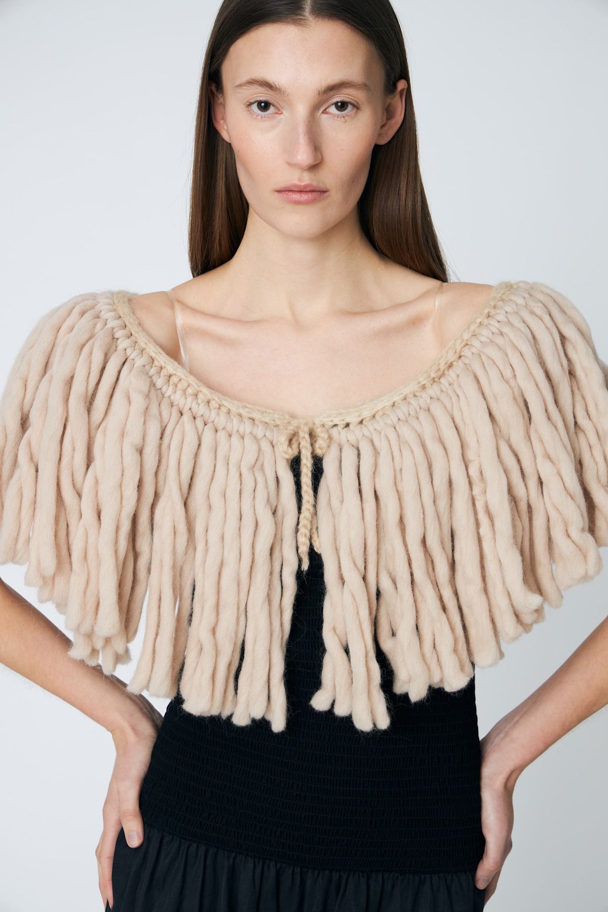 FURRY SCARF - 192 PEAT - DawnxDare.com