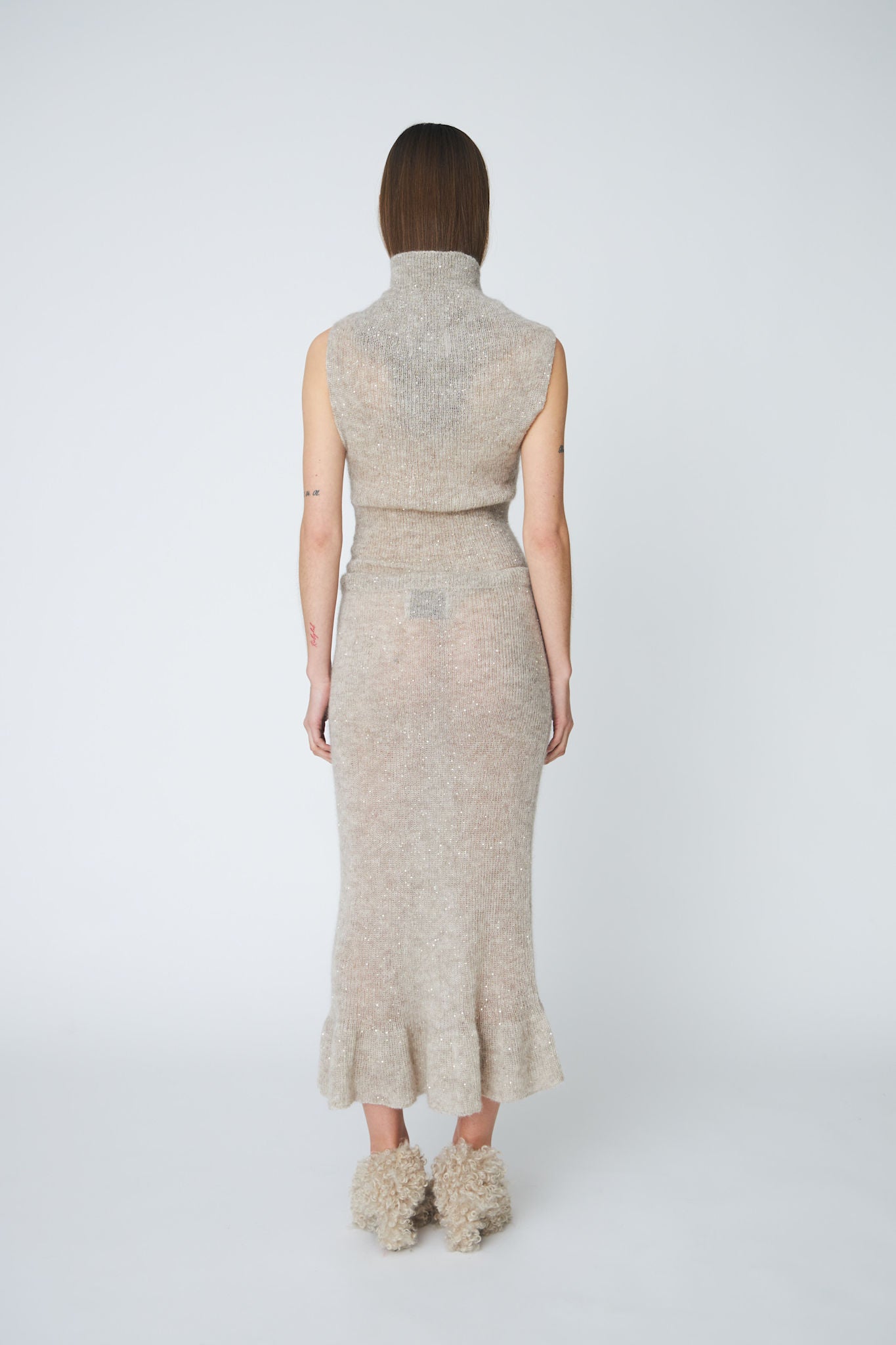 MAGGIE DRESS - 110 CEMENT - DawnxDare.com