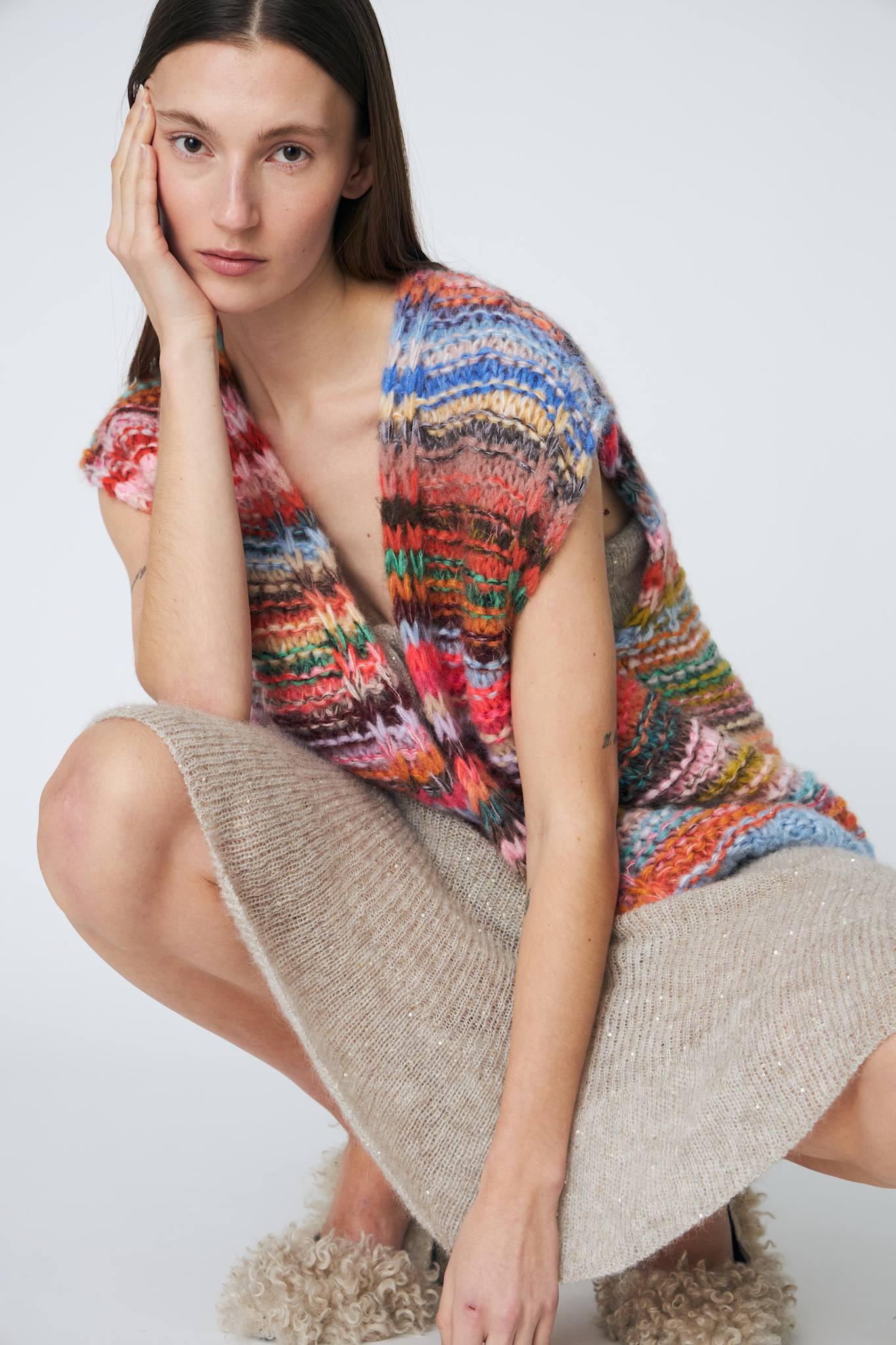 BECCALA VEST - 900 MULTI - DawnxDare.com