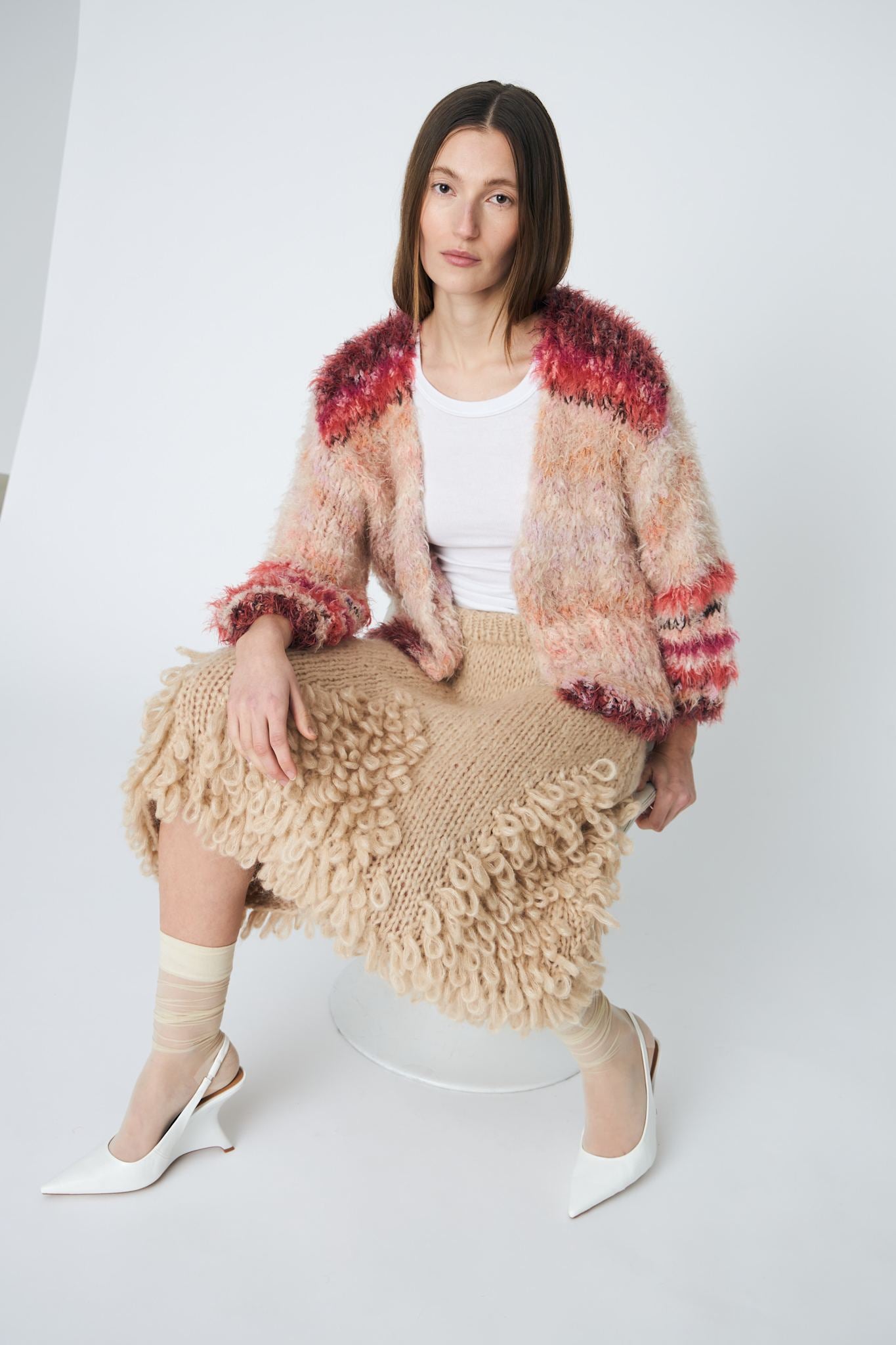 EDEN CARDIGAN - 337 GARNET ROSE - DawnxDare.com
