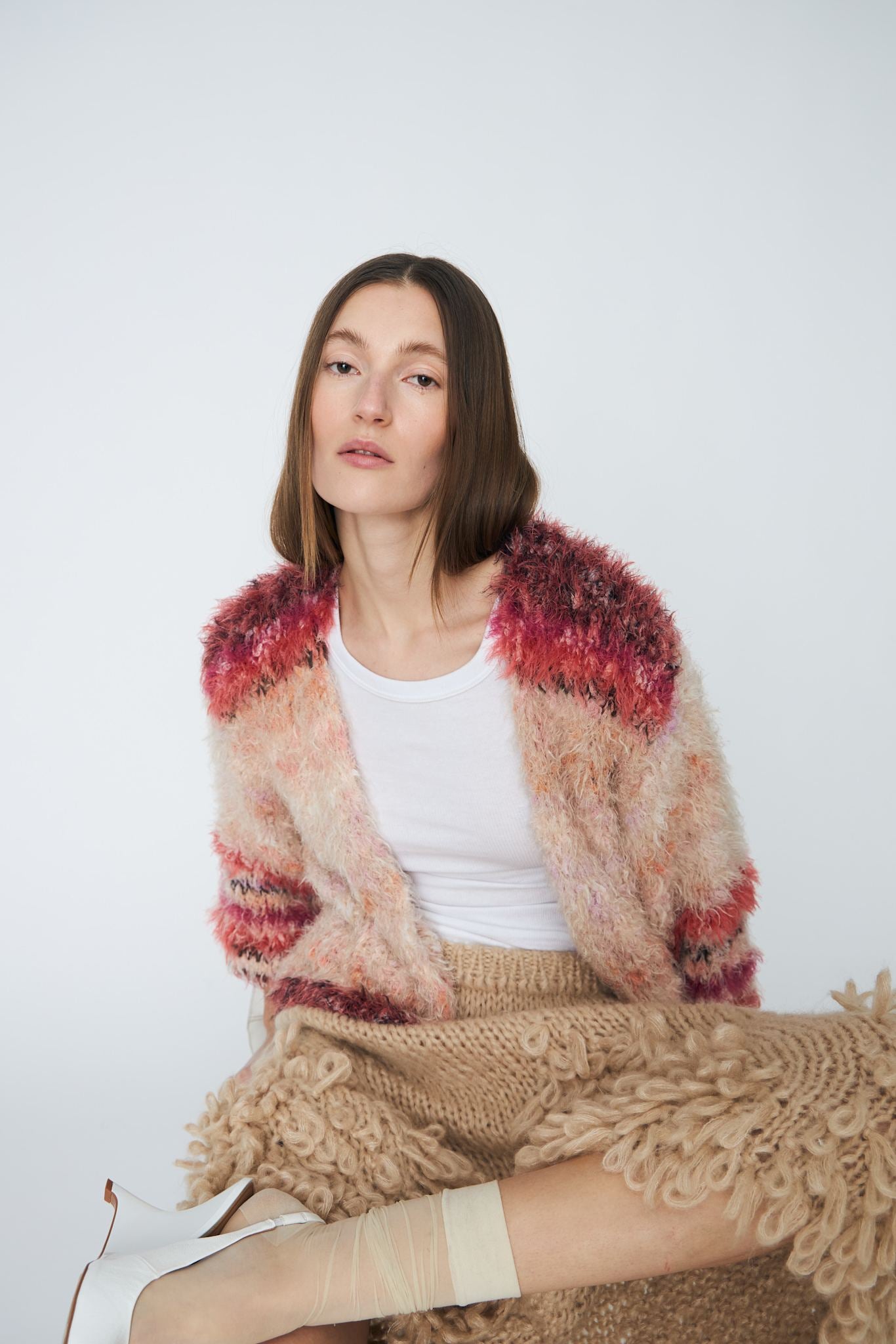 EDEN CARDIGAN - 337 GARNET ROSE - DawnxDare.com