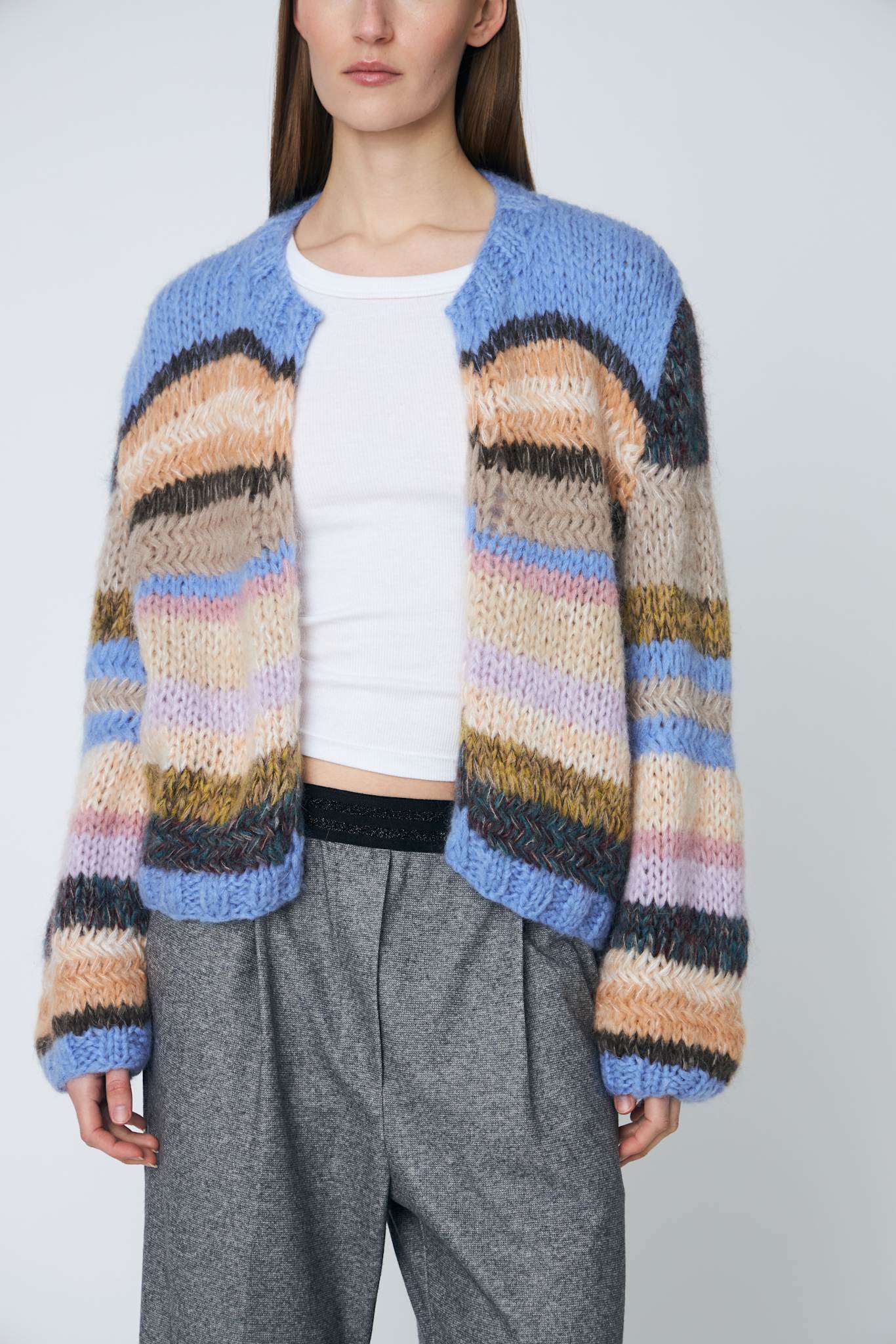 GABI MULTI CARDIGAN - 970 LAVANDER BLUE - DawnxDare.com