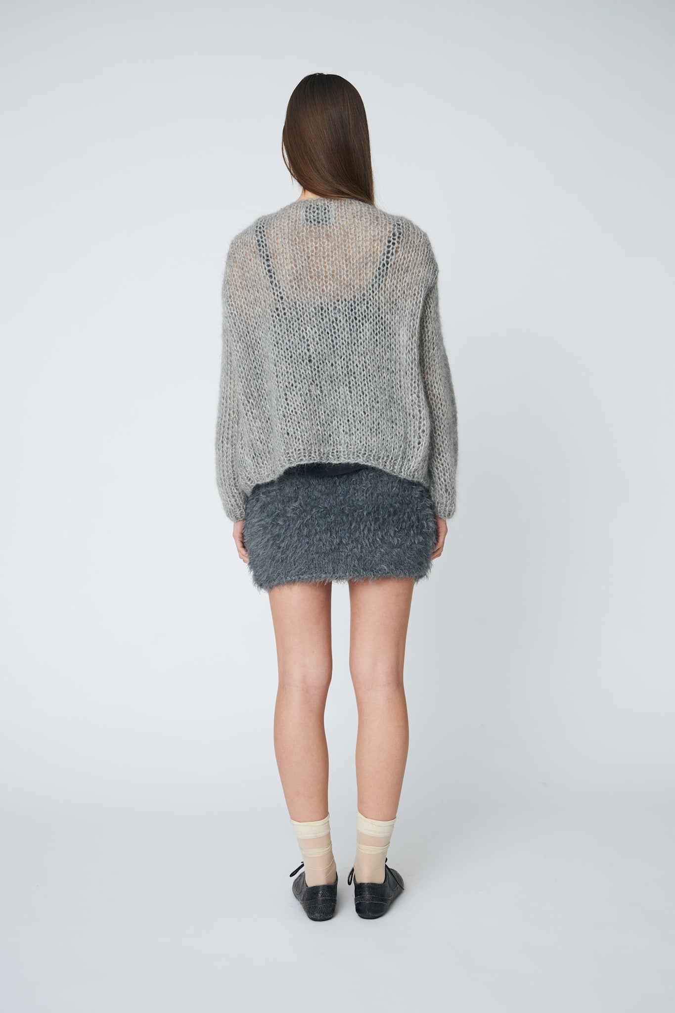 GINA TWO CARDIGAN - 190 CLOUD - DawnxDare.com