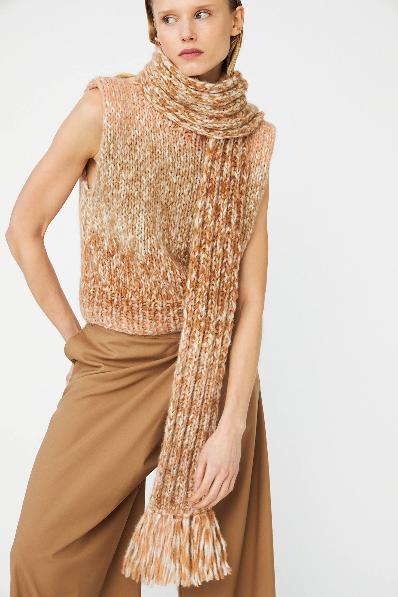 EA SCARF - 852 CAMEL