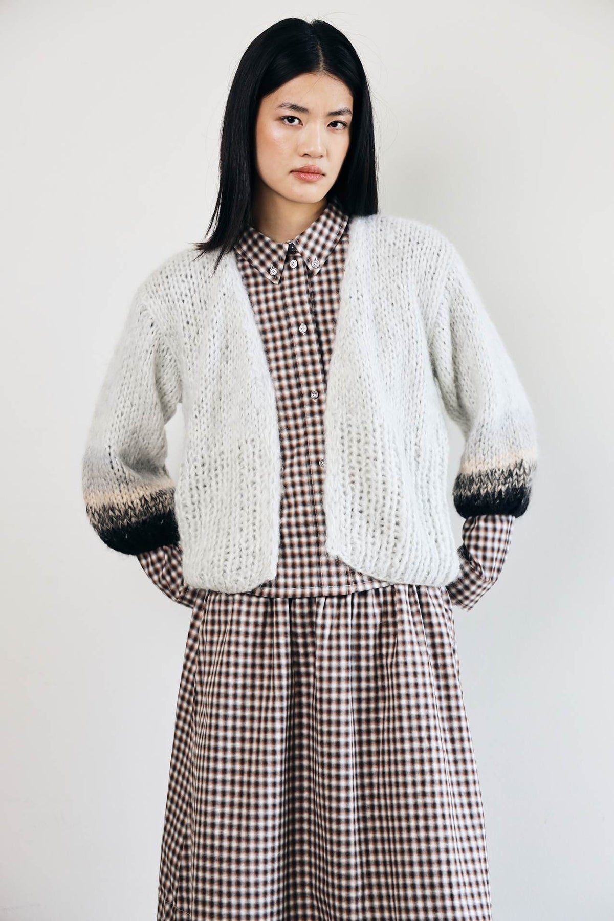 EDEN SHADE CARDIGAN - 199 BLACK SHADE - DawnxDare.com
