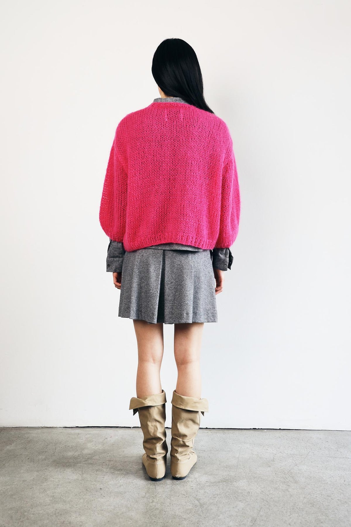 AVALANA CARDIGAN - 360 FUCHSIA - DawnxDare.com
