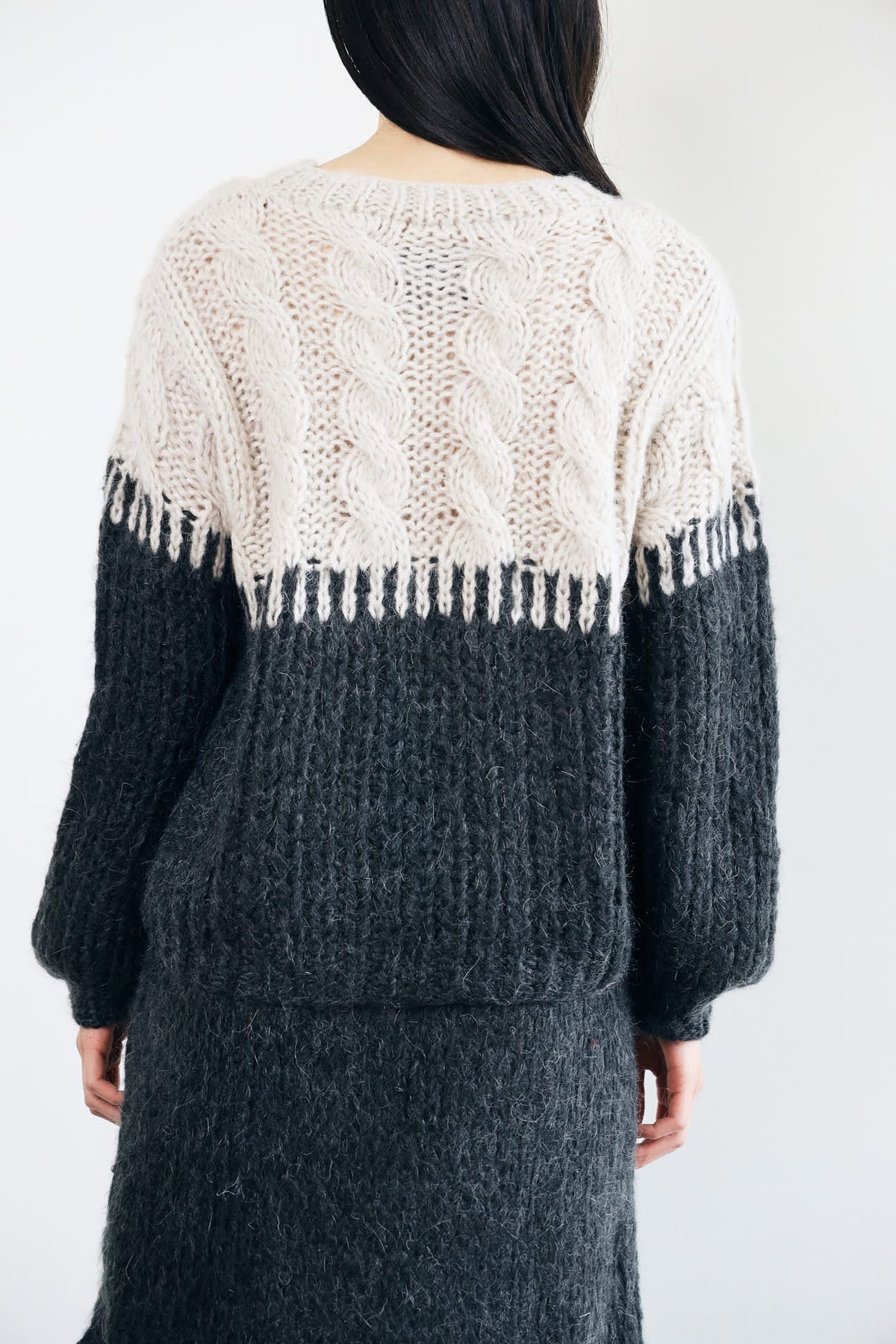 ELODIE PULLOVER - 195 CHARCOAL KIT - DawnxDare.com
