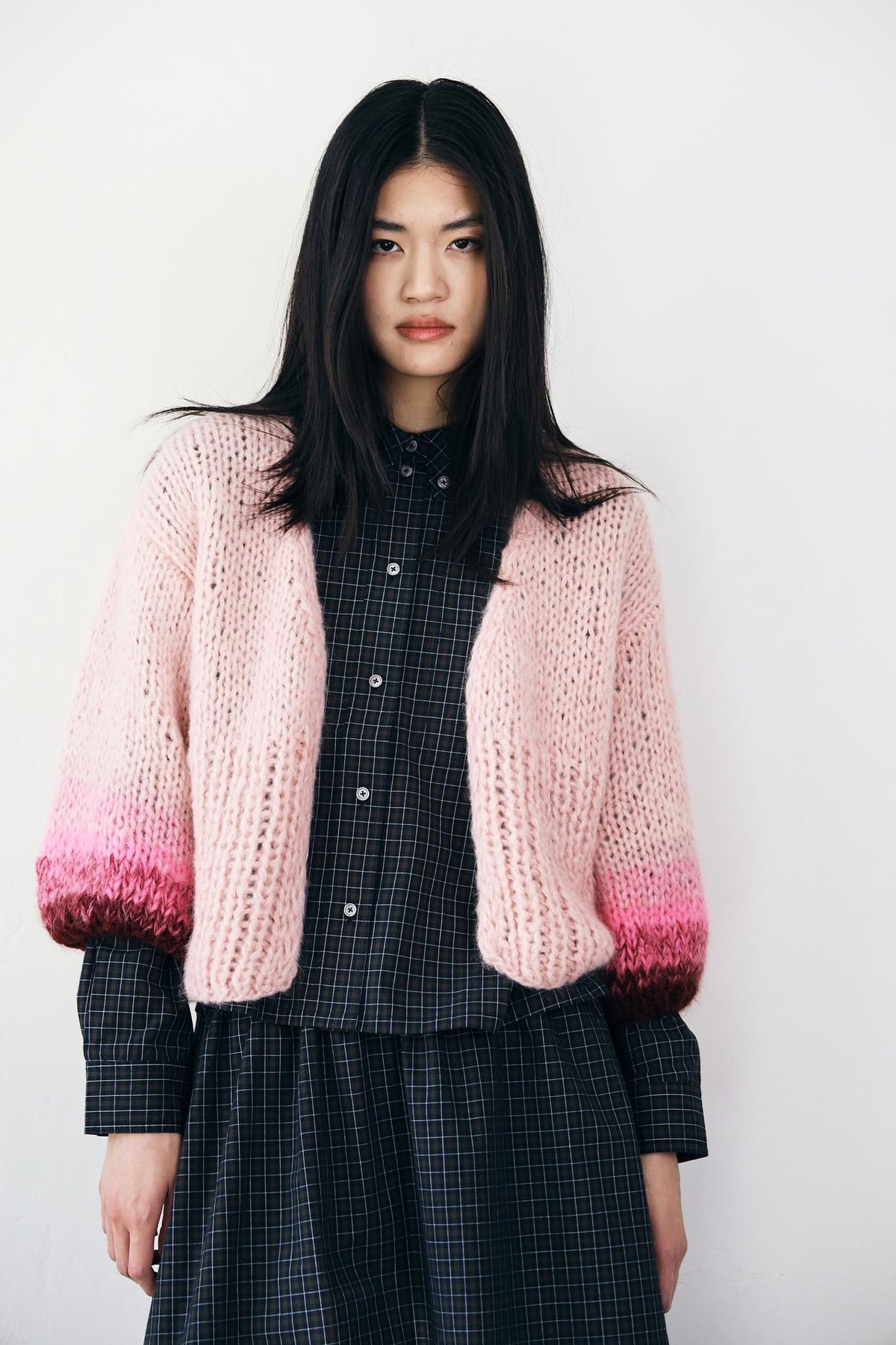 EDEN SHADE CARDIGAN - 339 BURGUNDY SHADE - DawnxDare.com