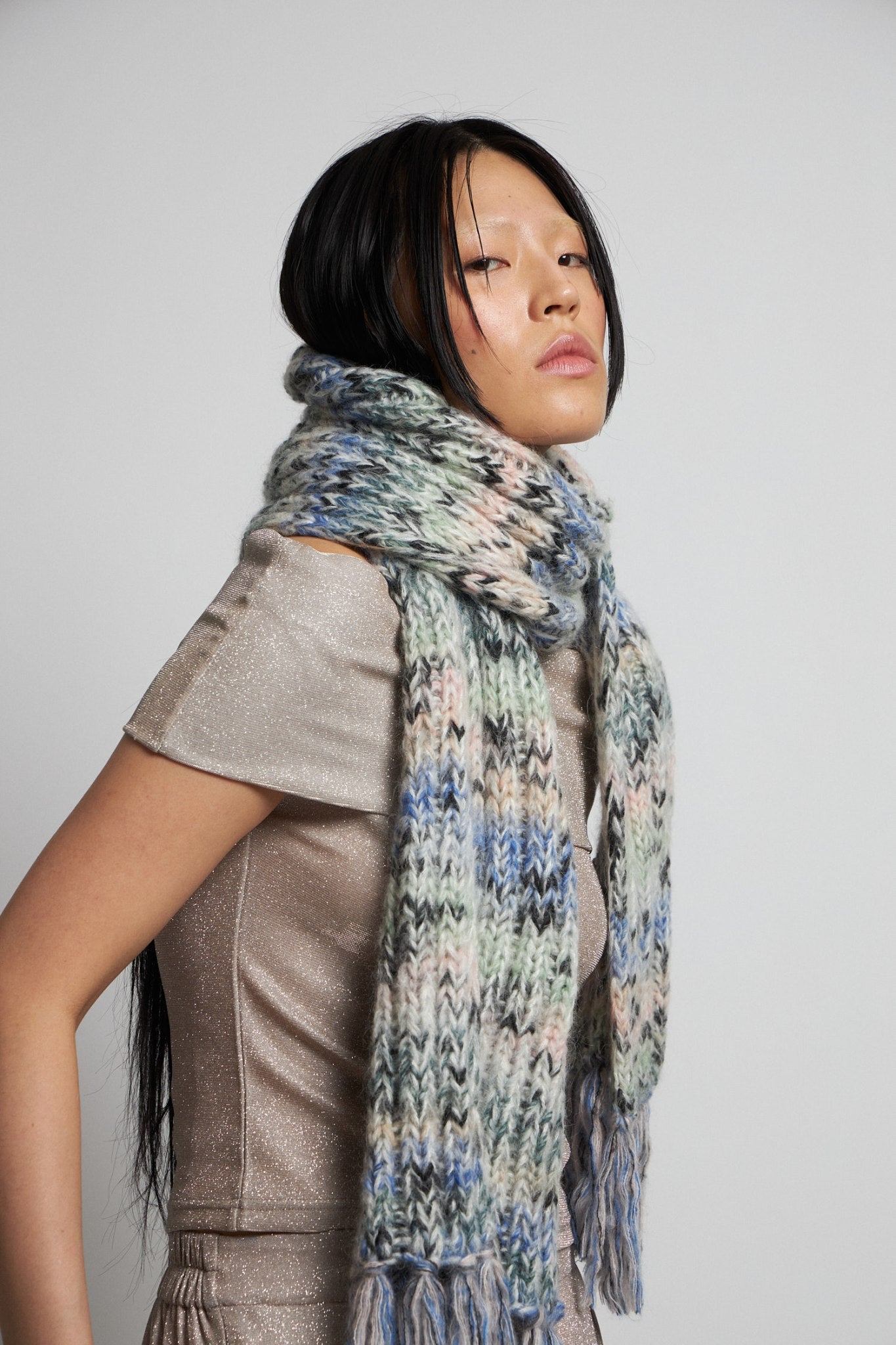 SCARF - 902 CHALK MULTI