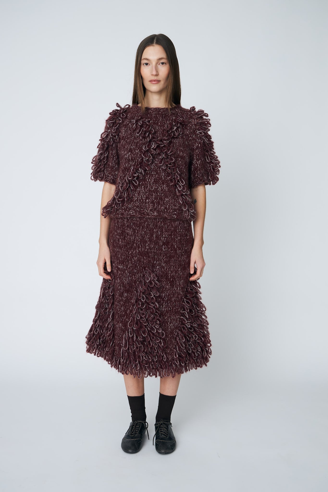 EDIE SKIRT - 340 RAISIN - DawnxDare.com