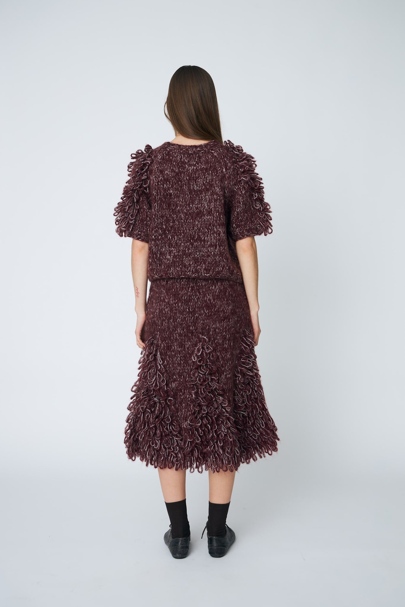 EDIE SKIRT - 340 RAISIN - DawnxDare.com