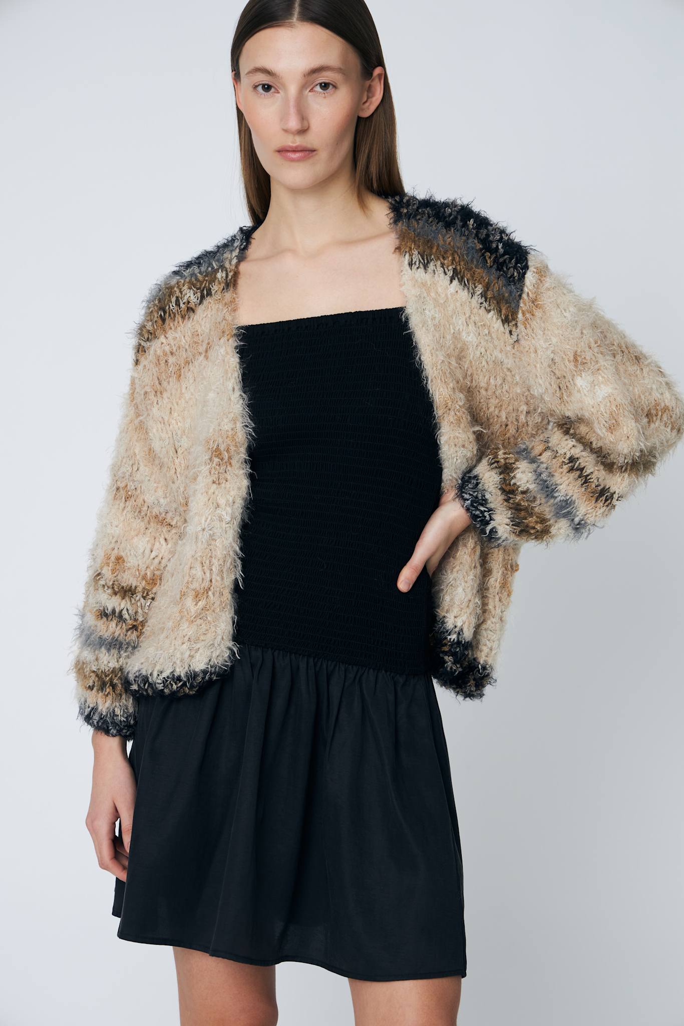 EDEN CARDIGAN - 193 SHITAKE