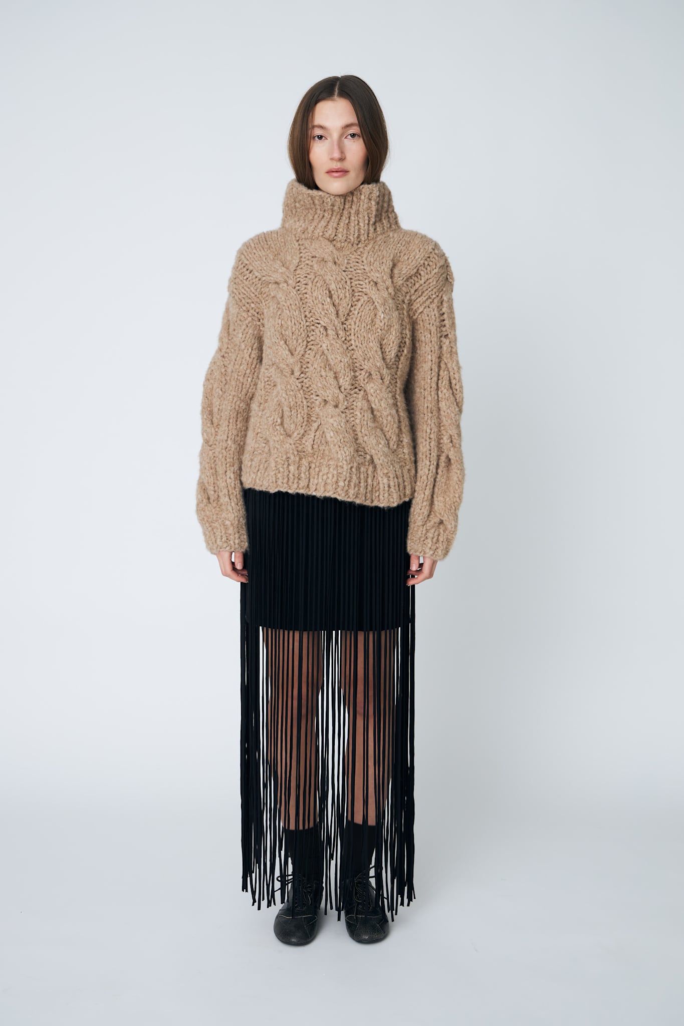 HOPE TORSADE PULLOVER - 192 PEAT - DawnxDare.com