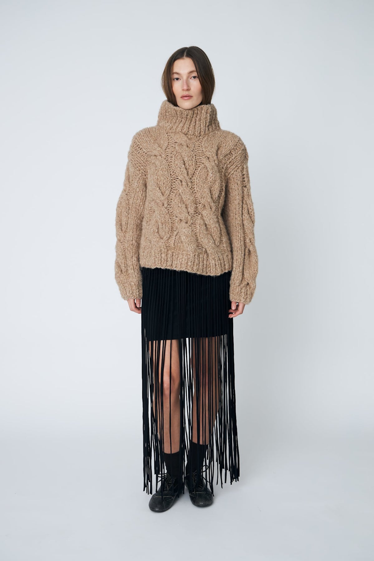 HOPE TORSADE PULLOVER - 192 PEAT - DawnxDare.com