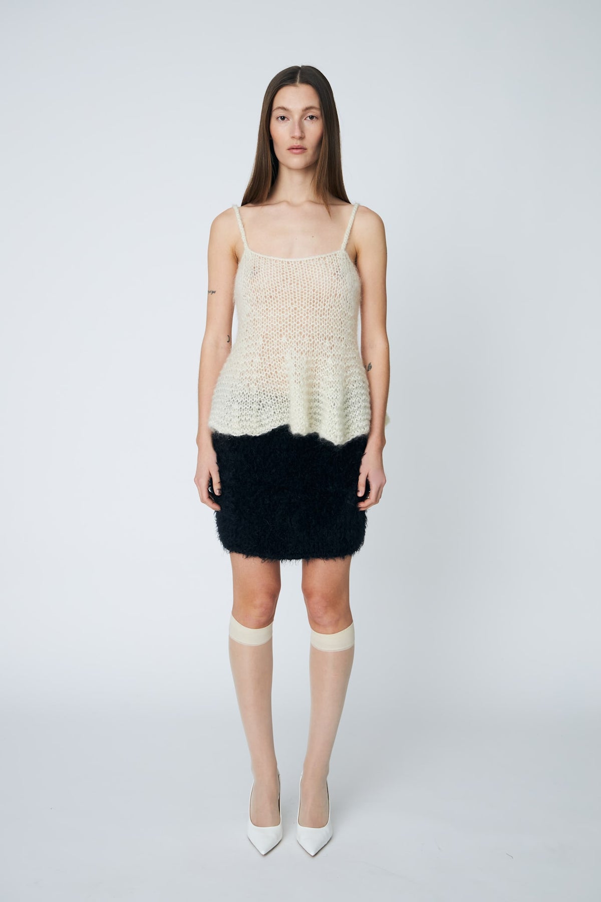VESPER TOP - 102 CHALK - DawnxDare.com
