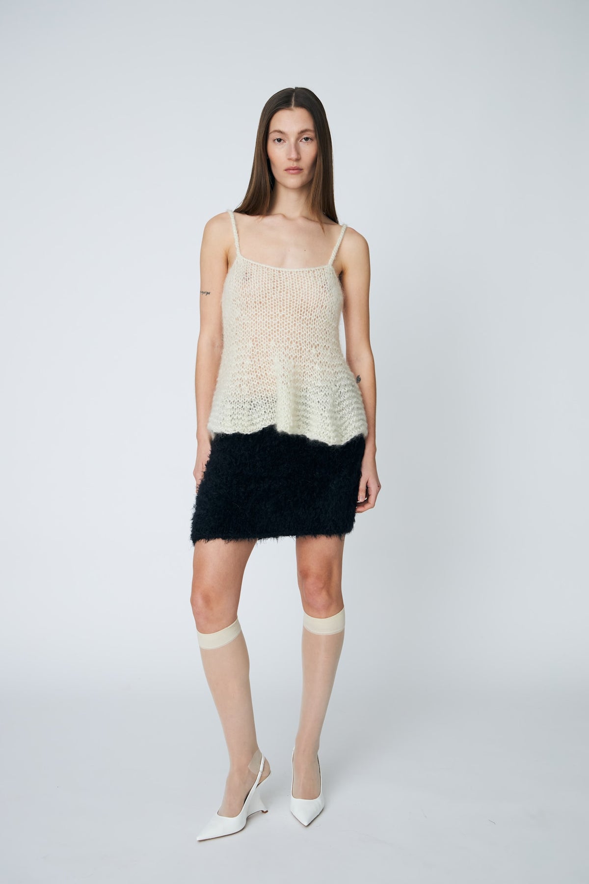VESPER TOP - 102 CHALK - DawnxDare.com