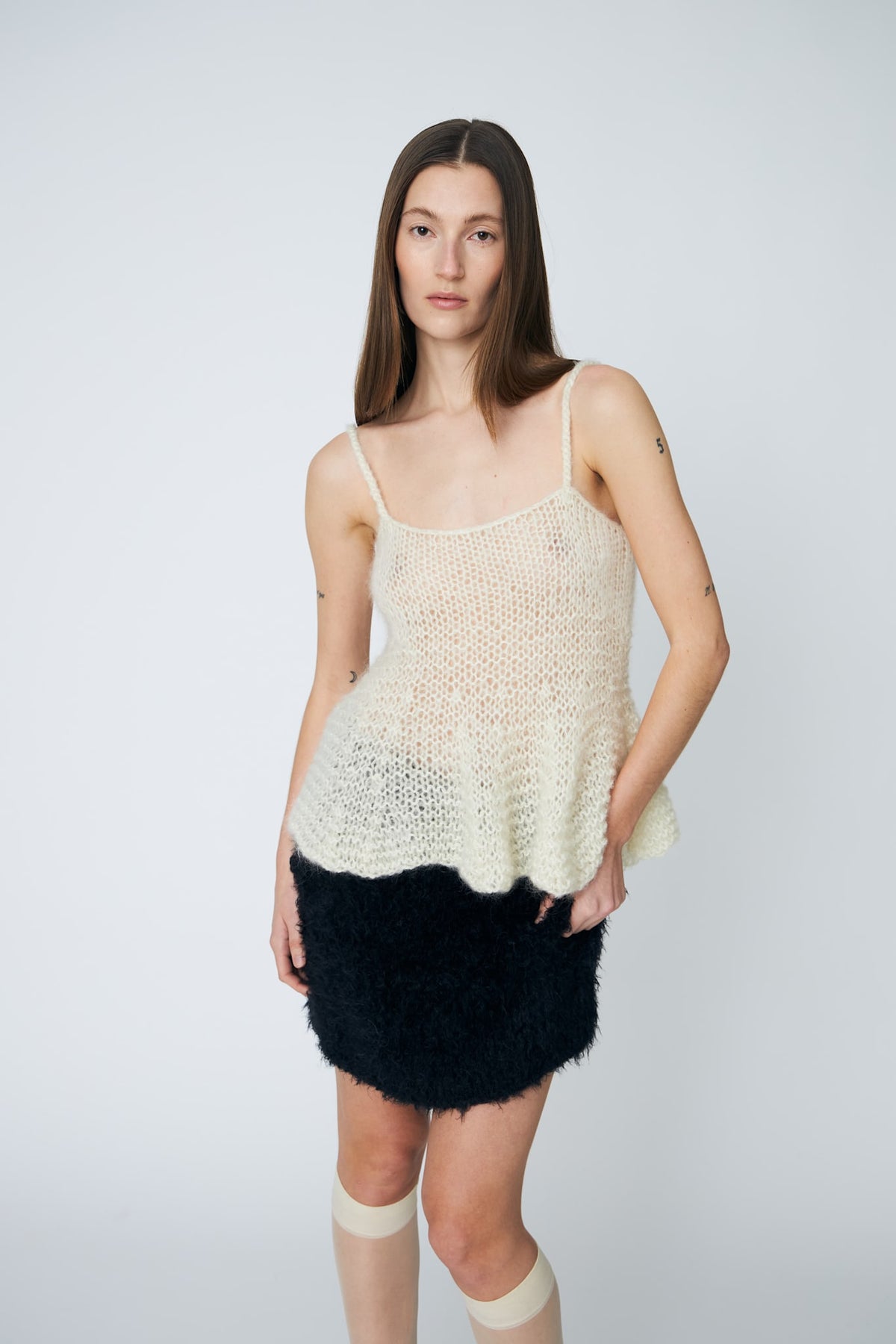 VESPER TOP - 102 CHALK - DawnxDare.com