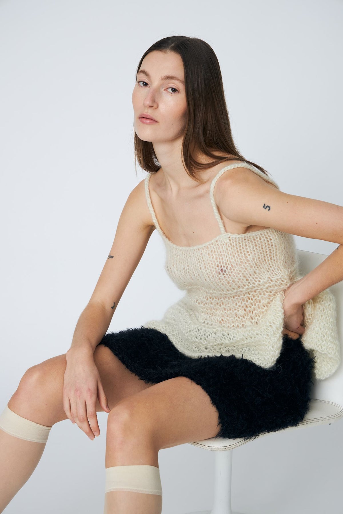 VESPER TOP - 102 CHALK - DawnxDare.com