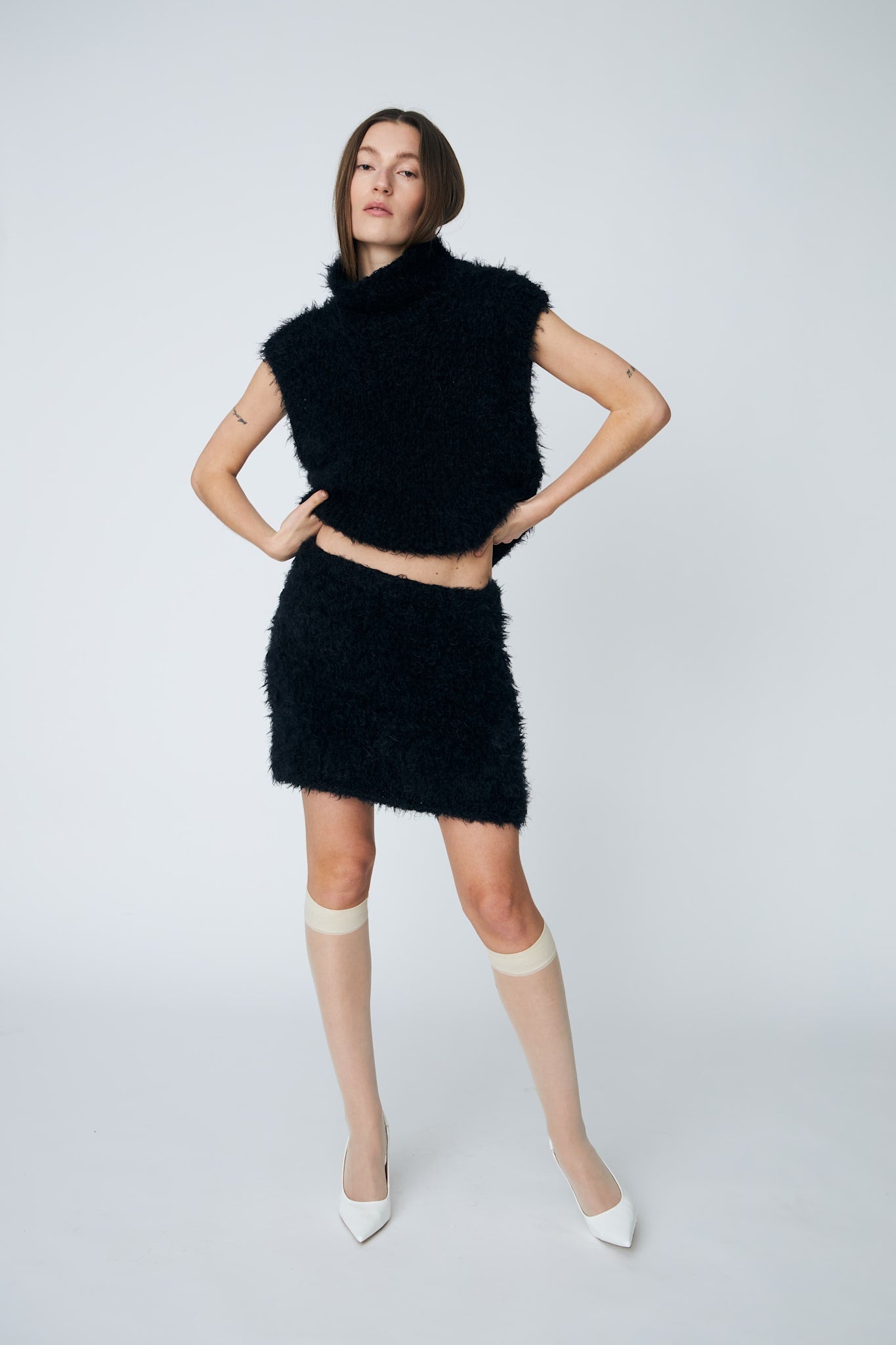 BARRE SKIRT - 199 BLACK