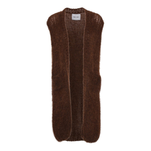 DAWN X DARE - TRACEY SUPER MOHAIR LONG VEST - BUY NOW!