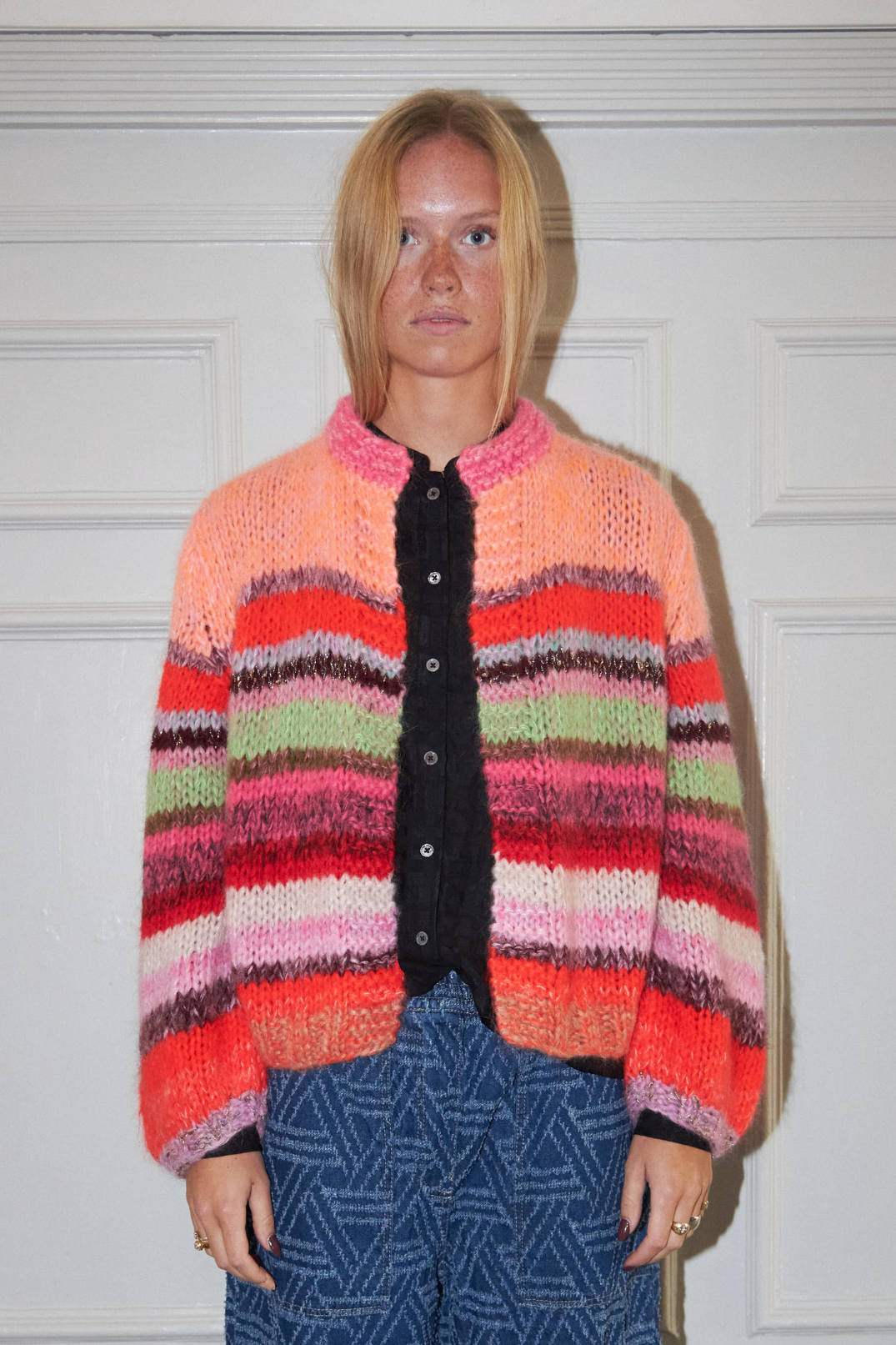 【archive】90s multicolored knit cardigan archive】90s multicolored knit cardigan archive】90s multicolored